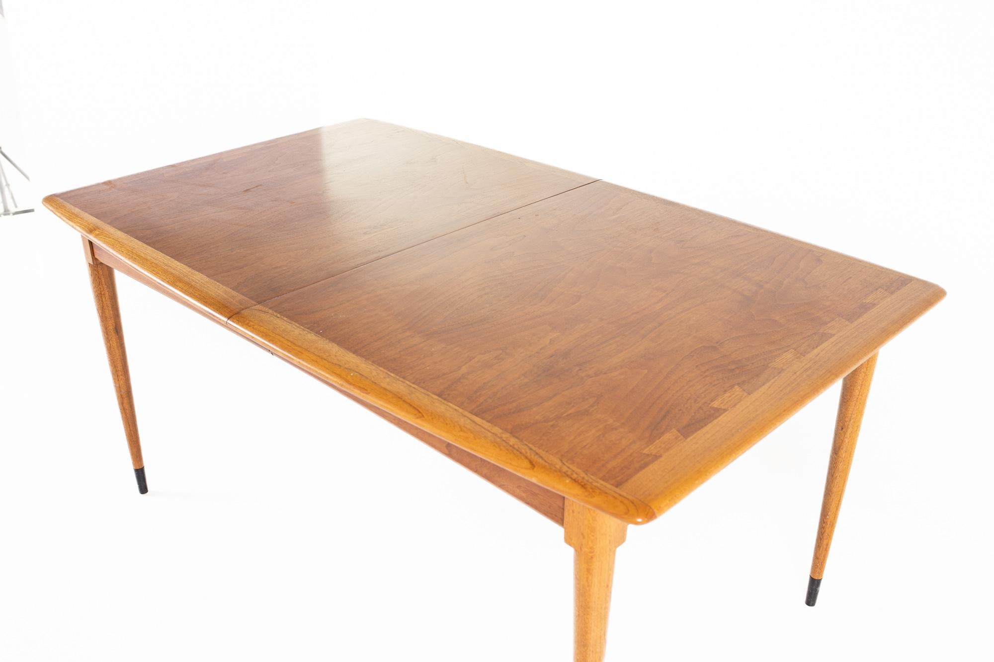 American Lane Acclaim Mid Century Dovetail Dining Table