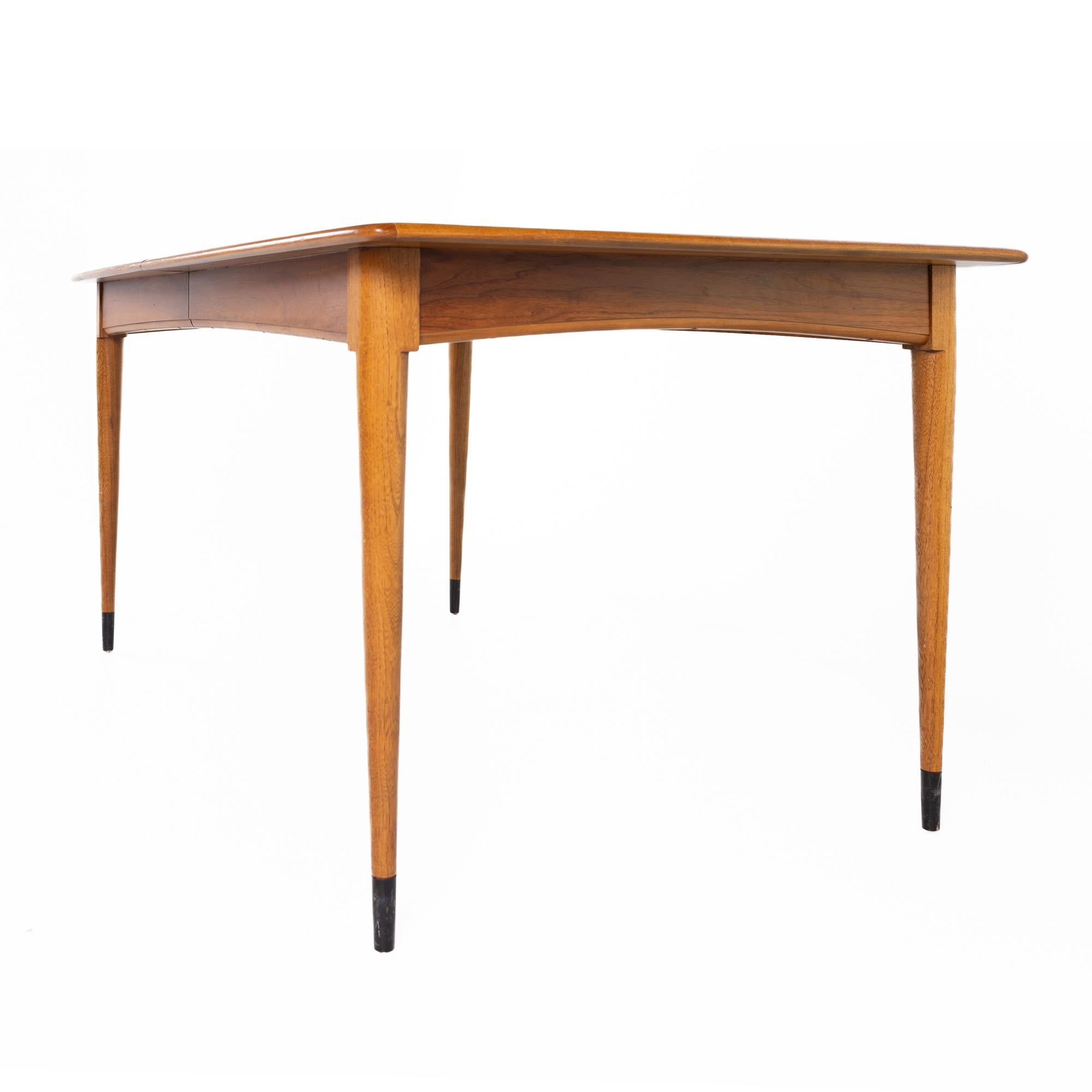Late 20th Century Lane Acclaim Mid Century Dovetail Dining Table