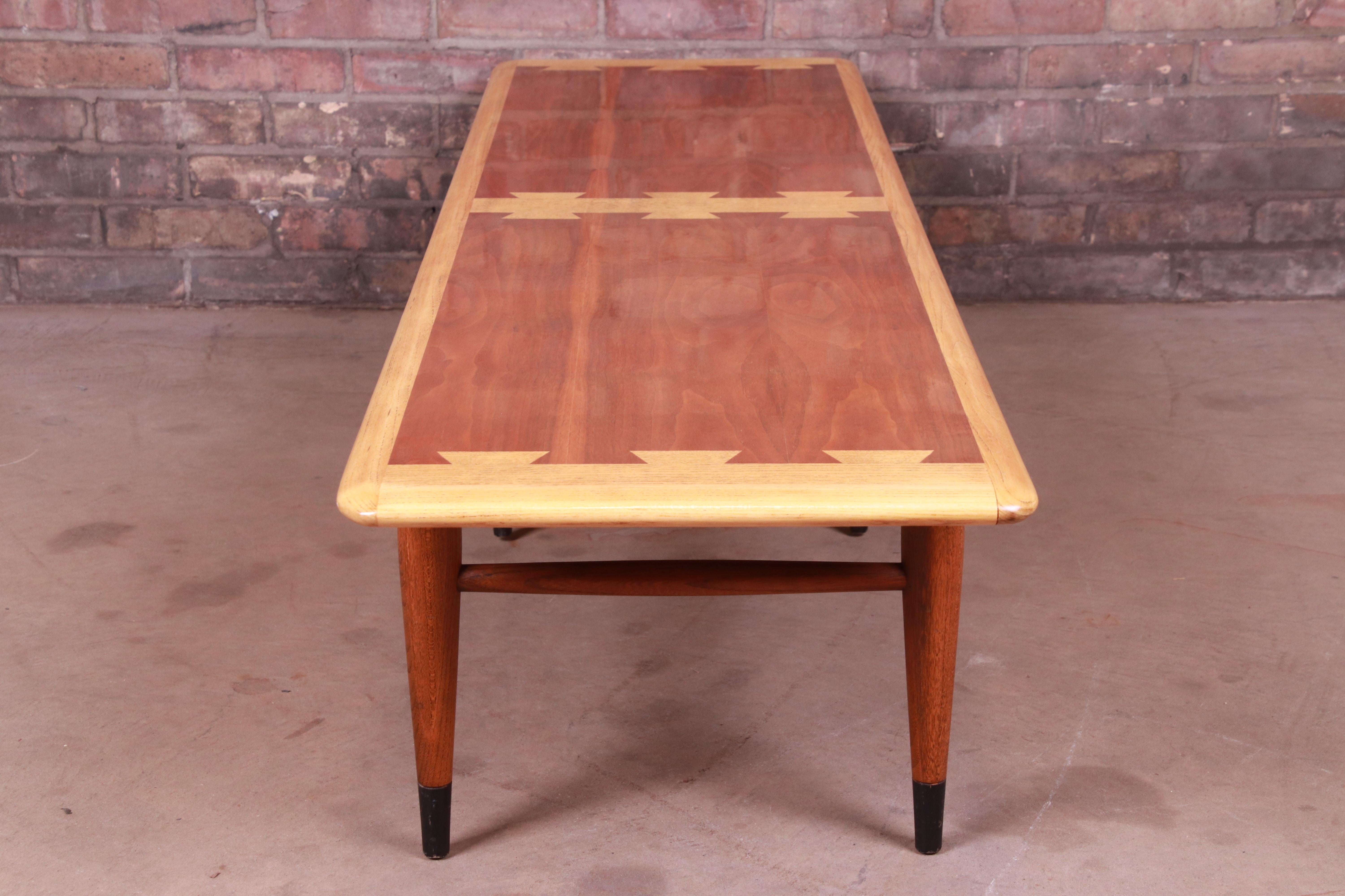 Ash Lane Acclaim Mid-Century Modern Long Surfboard Coffee Table, Newly Refinished