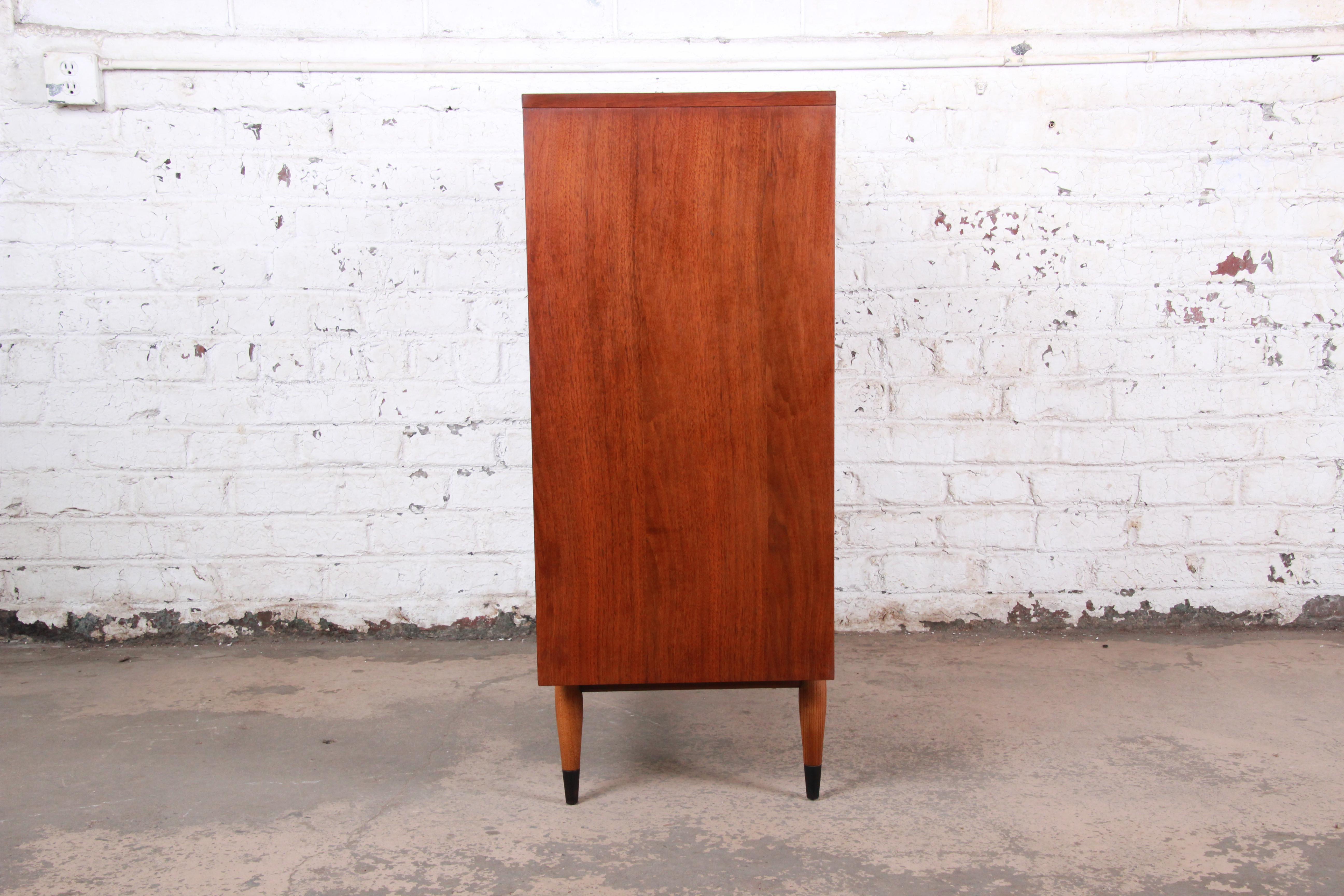 Lane Acclaim Mid-Century Modern Walnut Highboy Dresser 3