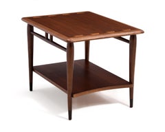 Lane Acclaim Mid Century Side End Table Walnut Ash