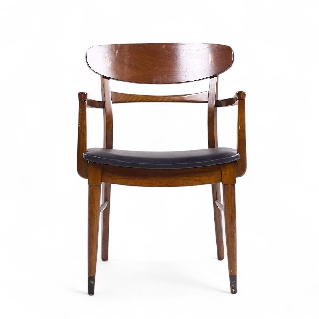 Lane Acclaim Sillas de comedor de nogal de mediados de siglo - Set de 6 en venta 4