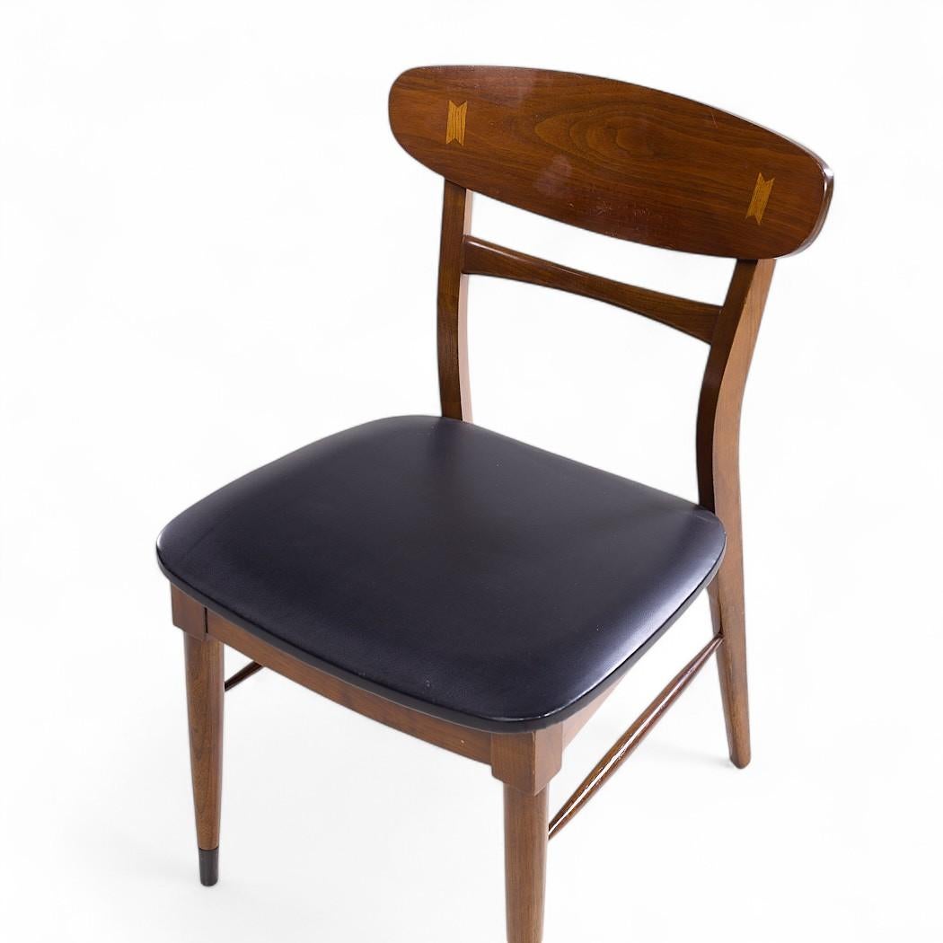 Lane Acclaim Sillas de comedor de nogal de mediados de siglo - Set de 6 en venta 1