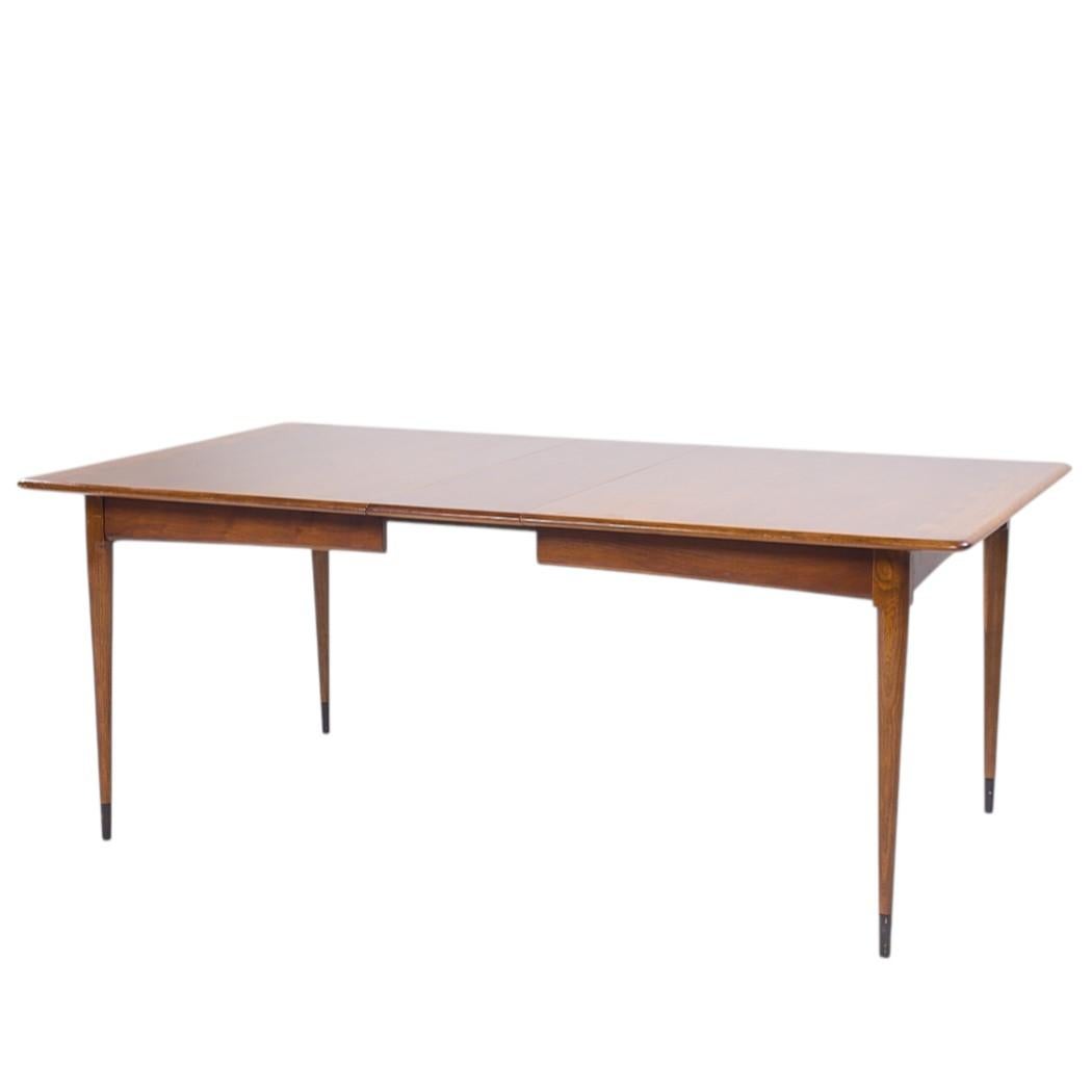 Lane Acclaim Mid Century Nussbaum Esstisch mit 1 Blatt (Moderne der Mitte des Jahrhunderts) im Angebot