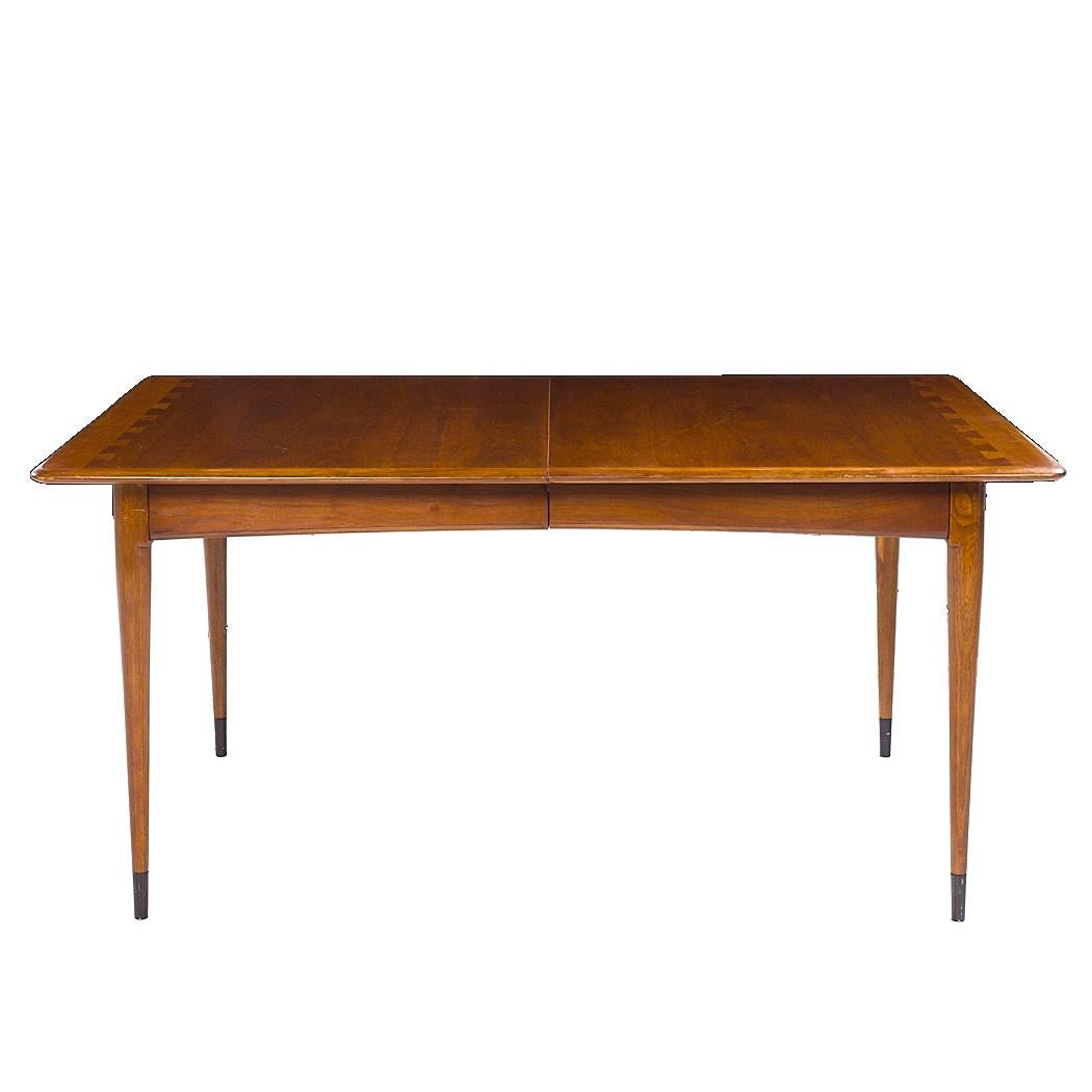 Lane Acclaim Mid Century Nussbaum Esstisch mit 1 Blatt (Walnuss) im Angebot