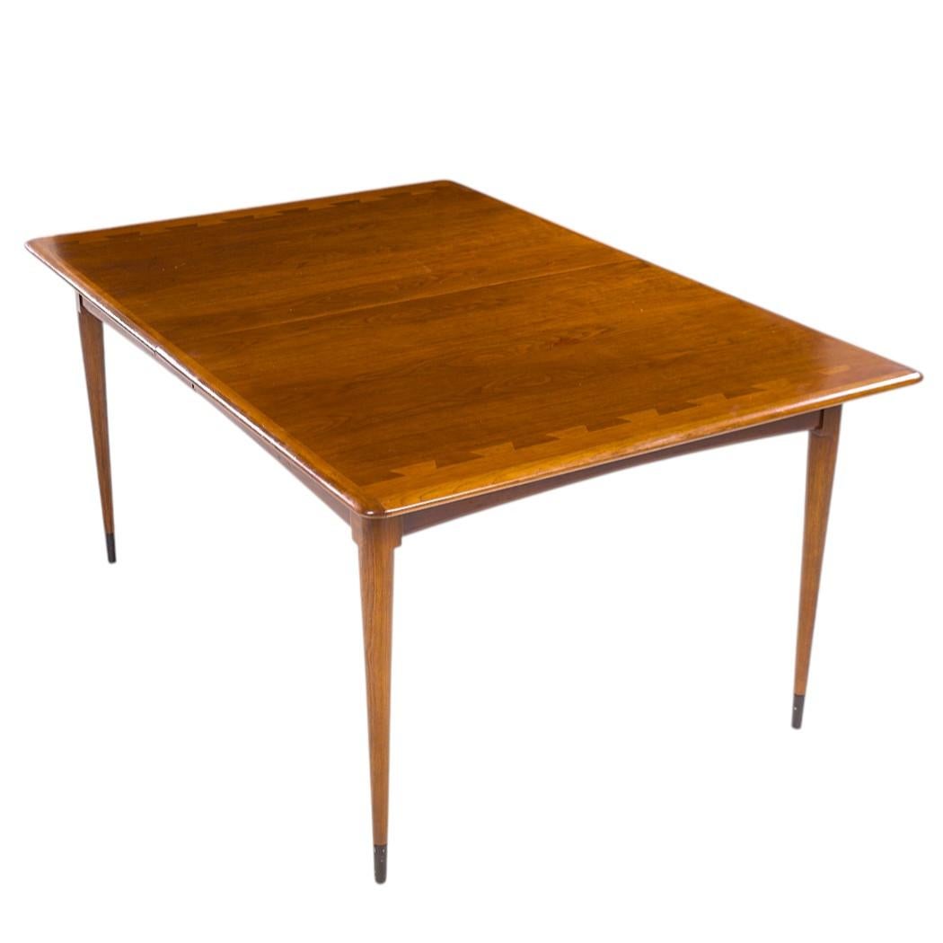 Lane Acclaim Mid Century Nussbaum Esstisch mit 1 Blatt im Angebot 2