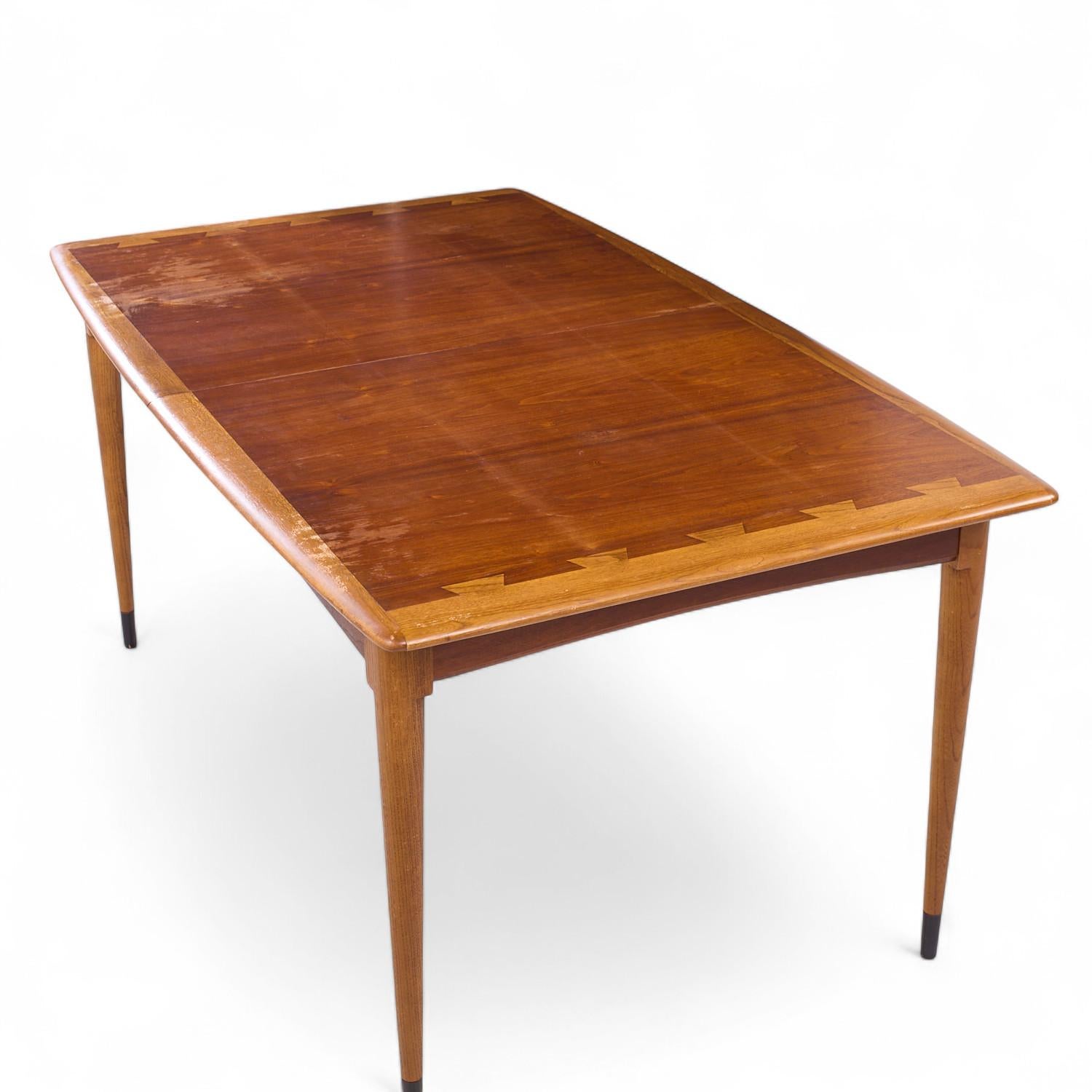 Lane Acclaim Table de salle à manger extensible en noyer du milieu du siècle avec 3 abattants en vente 4
