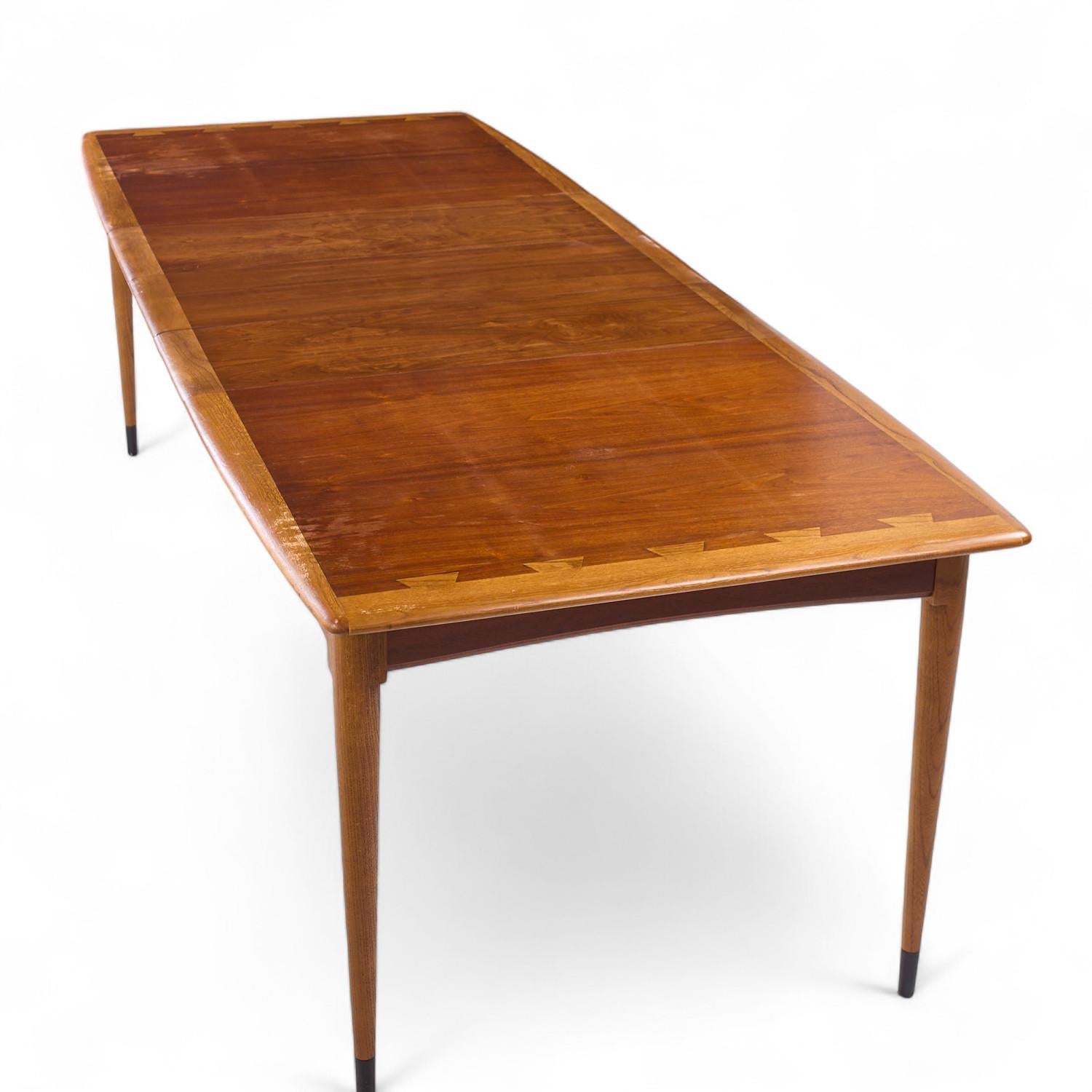 Lane Acclaim Table de salle à manger extensible en noyer du milieu du siècle avec 3 abattants en vente 5