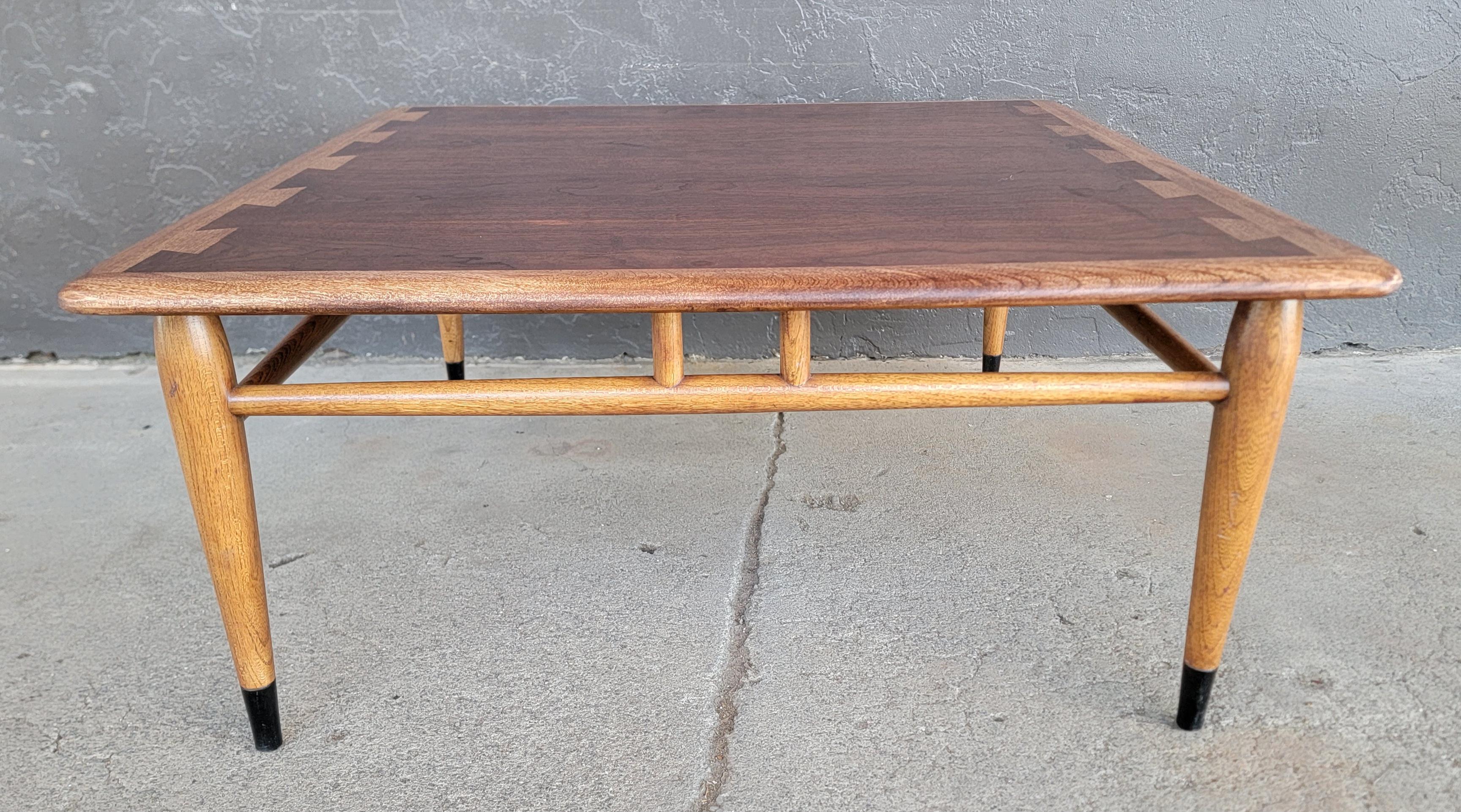 Mid-Century Modern Lane Acclaim Square Coffee or End Table