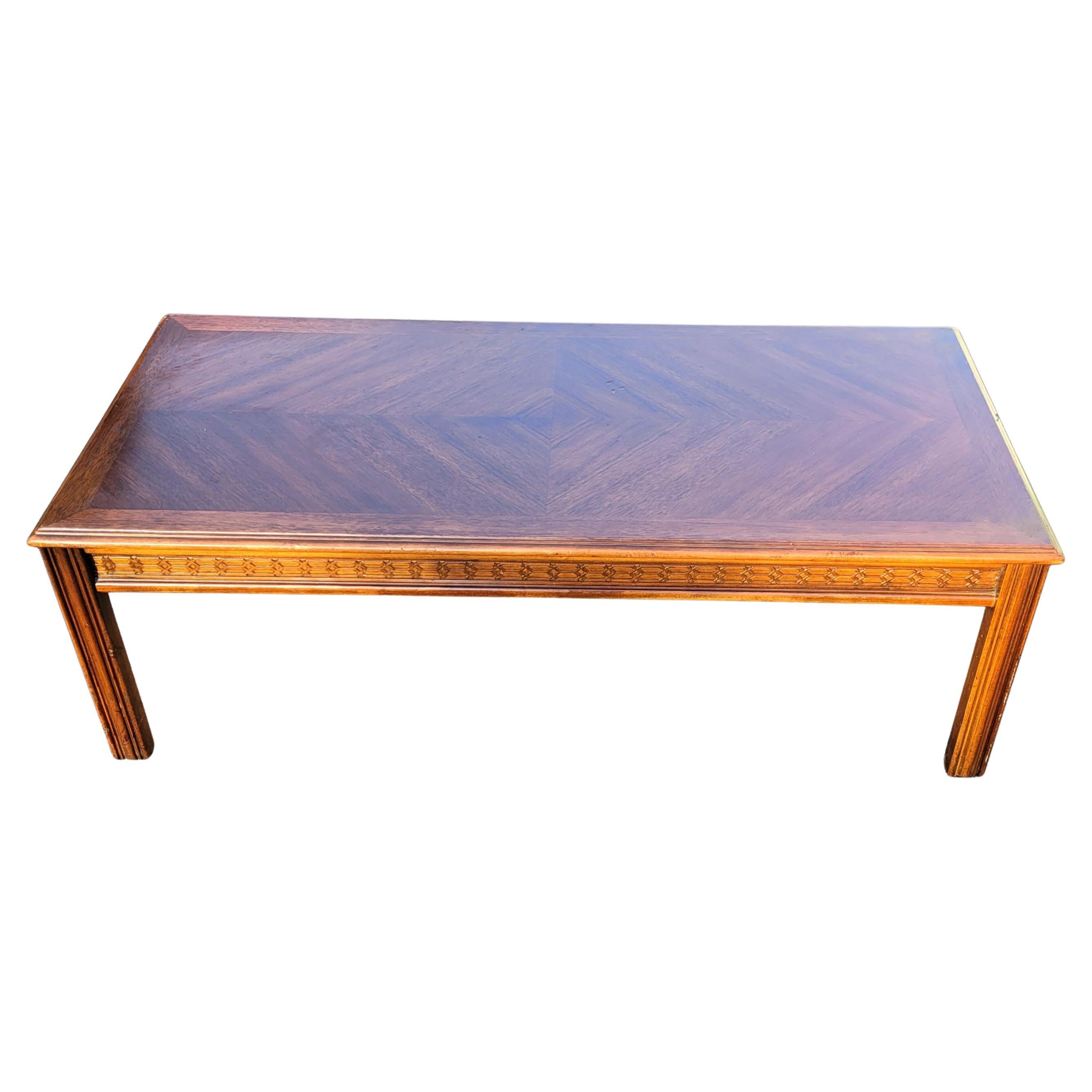 Lane Altavista Bookmatched Top Magogany Cocktail Table