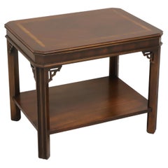 LANE Altavista Inlaid Mahogany Chippendale End Side Table