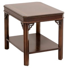 Retro LANE Altavista Inlaid Mahogany Chippendale End Side Table