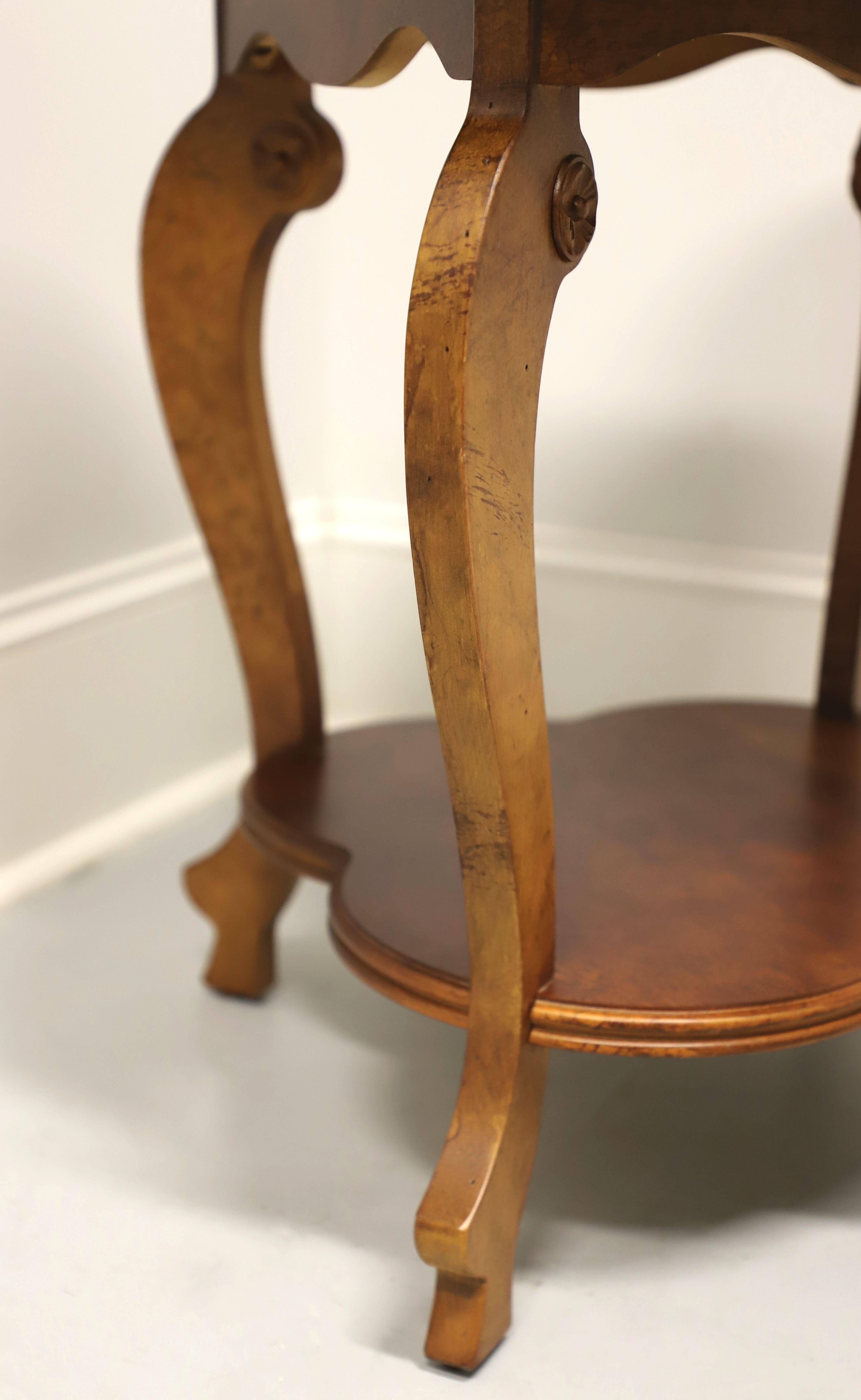 20th Century LANE Altavista Maple Art Nouveau Clover Shaped Accent Table For Sale
