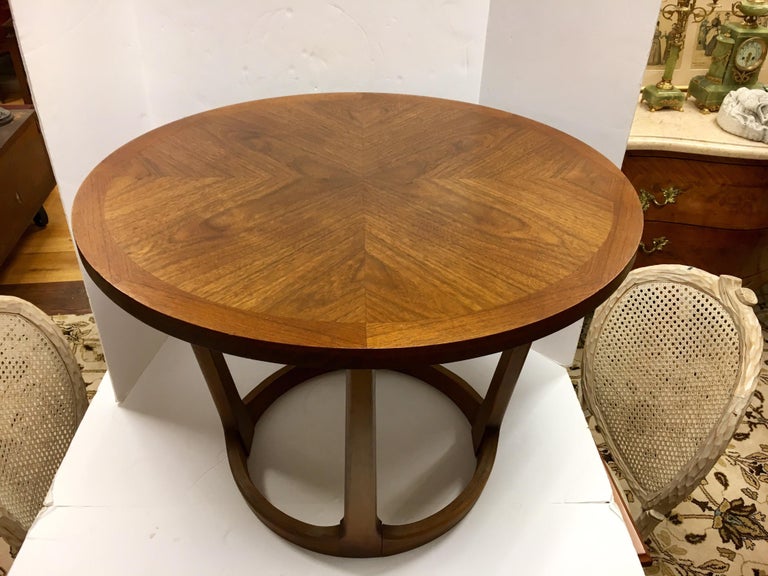 Lane Altavista Midcentury Round Table Cocktail Coffee Side ...