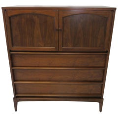 Lane Altavista Tall Walnut Dresser Chest from the Rhythm Collection