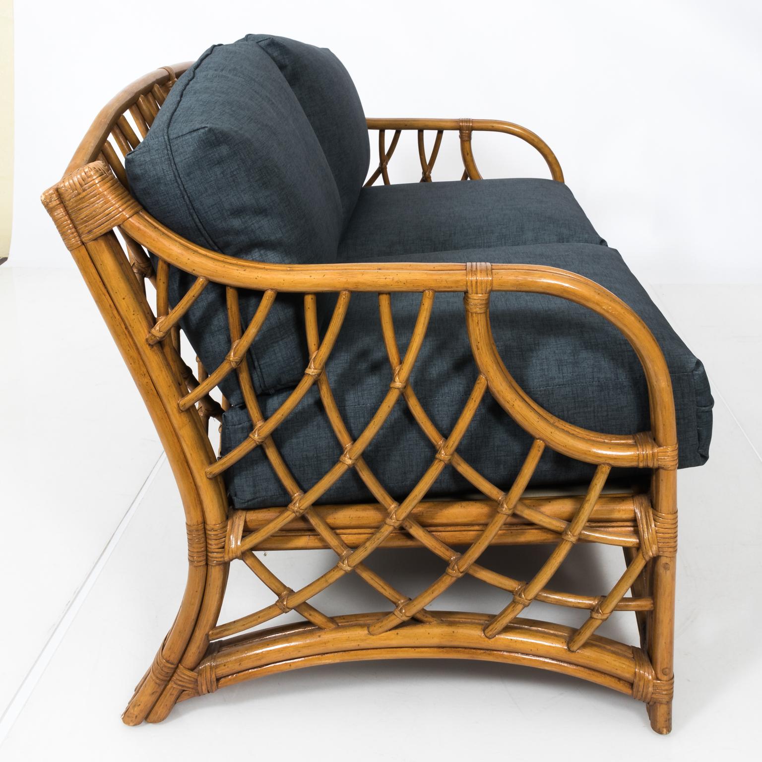 Lane Bamboo Porch Furniture Set In Good Condition In Stamford, CT