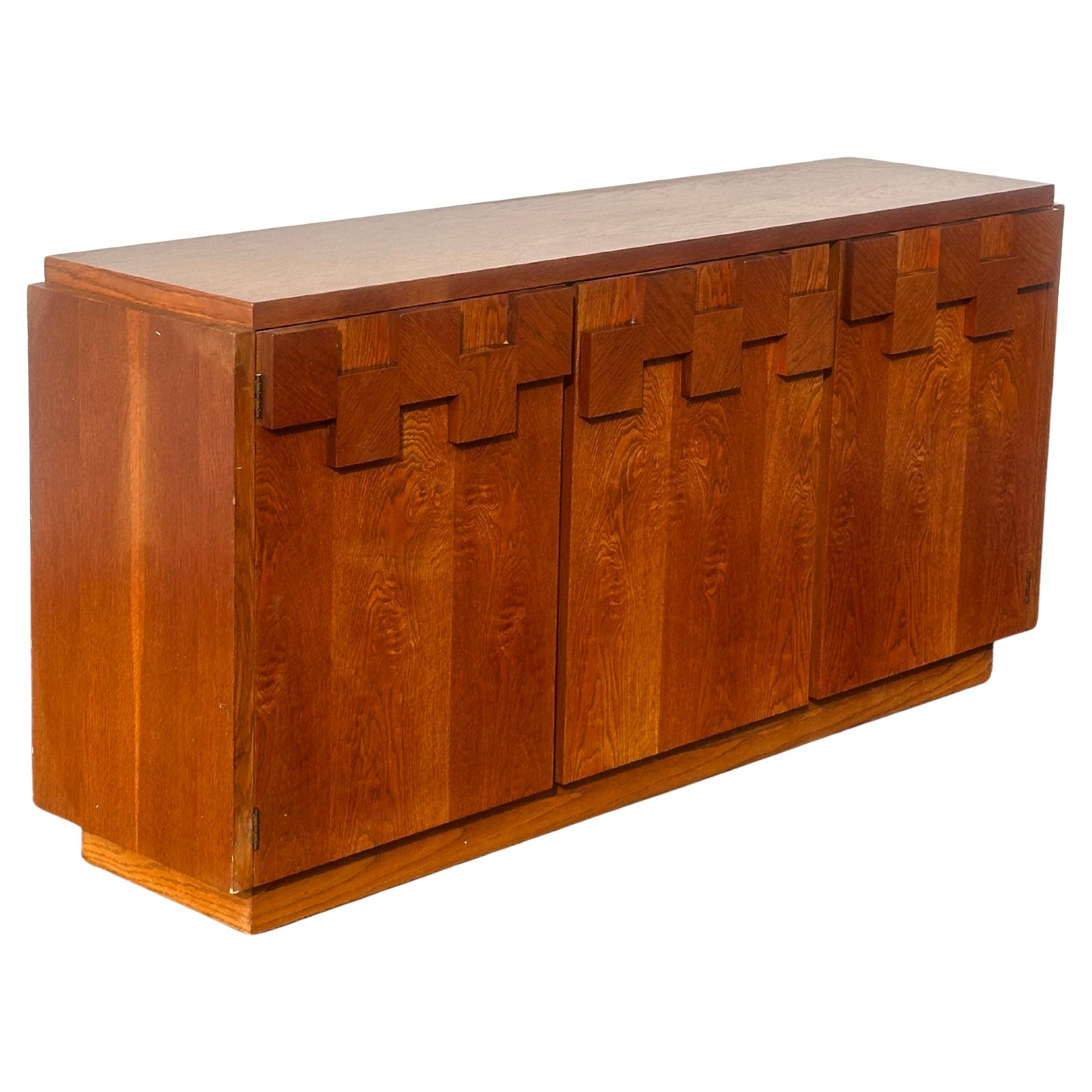 Lane Brutalist Dresser 1970s Mid-Century Modern