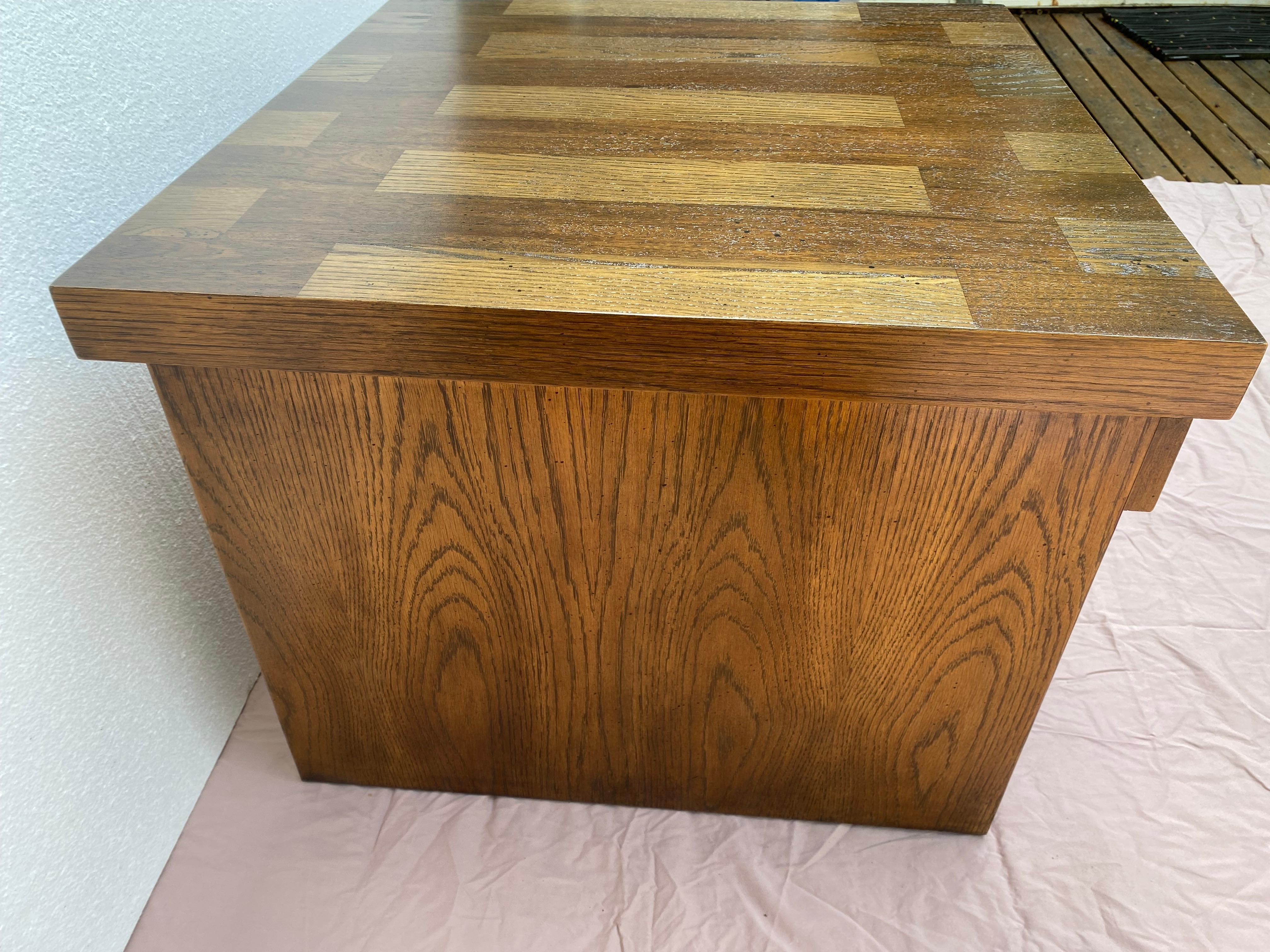 Wood Lane Brutalist End / Side Table