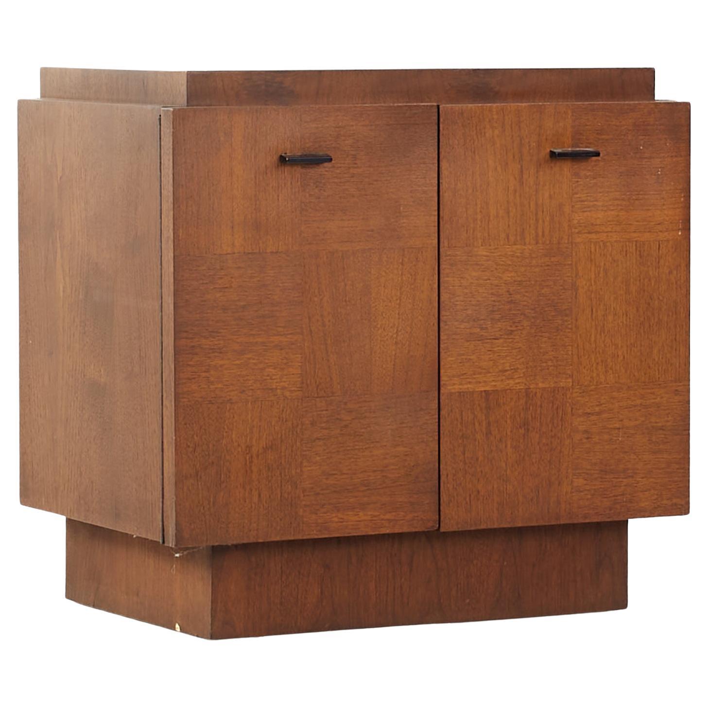 MidCentury Modern Brutalist Pair of Lane Nightstands at 1stDibs
