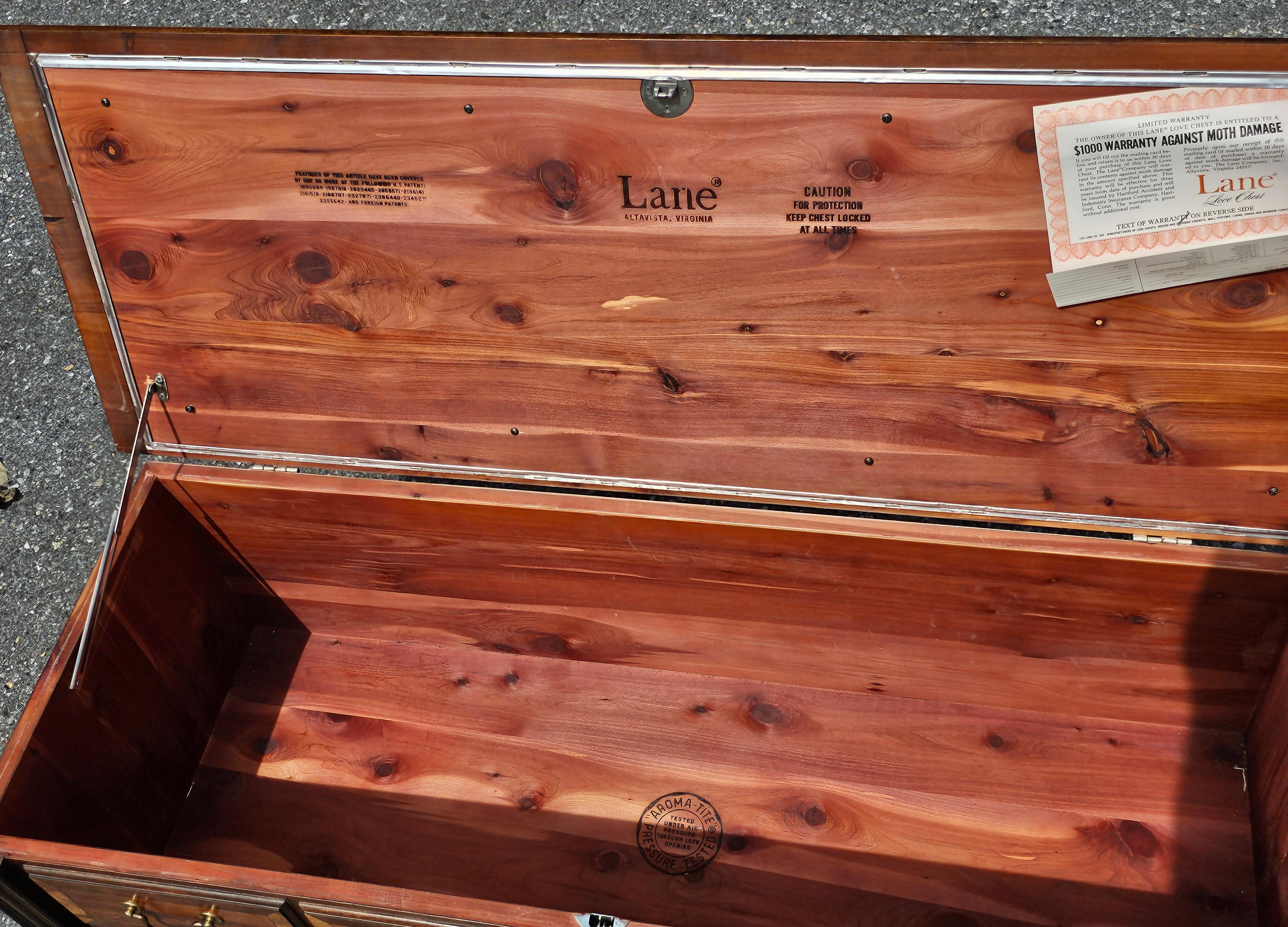 lane cedar chest with drawer