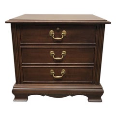 LANE Chippendale Style Cherry Mini Cedar Chest / Nightstand