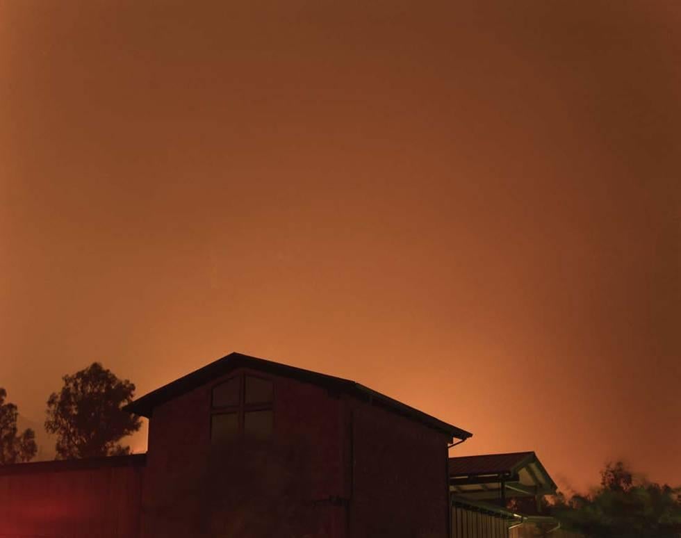 Lane Coder Color Photograph - Untitled (from the series "Fire")