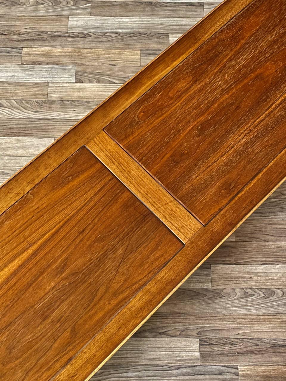 Mid-20th Century Lane “Copenhagen” Walnut Coffee Table / Bench For Sale