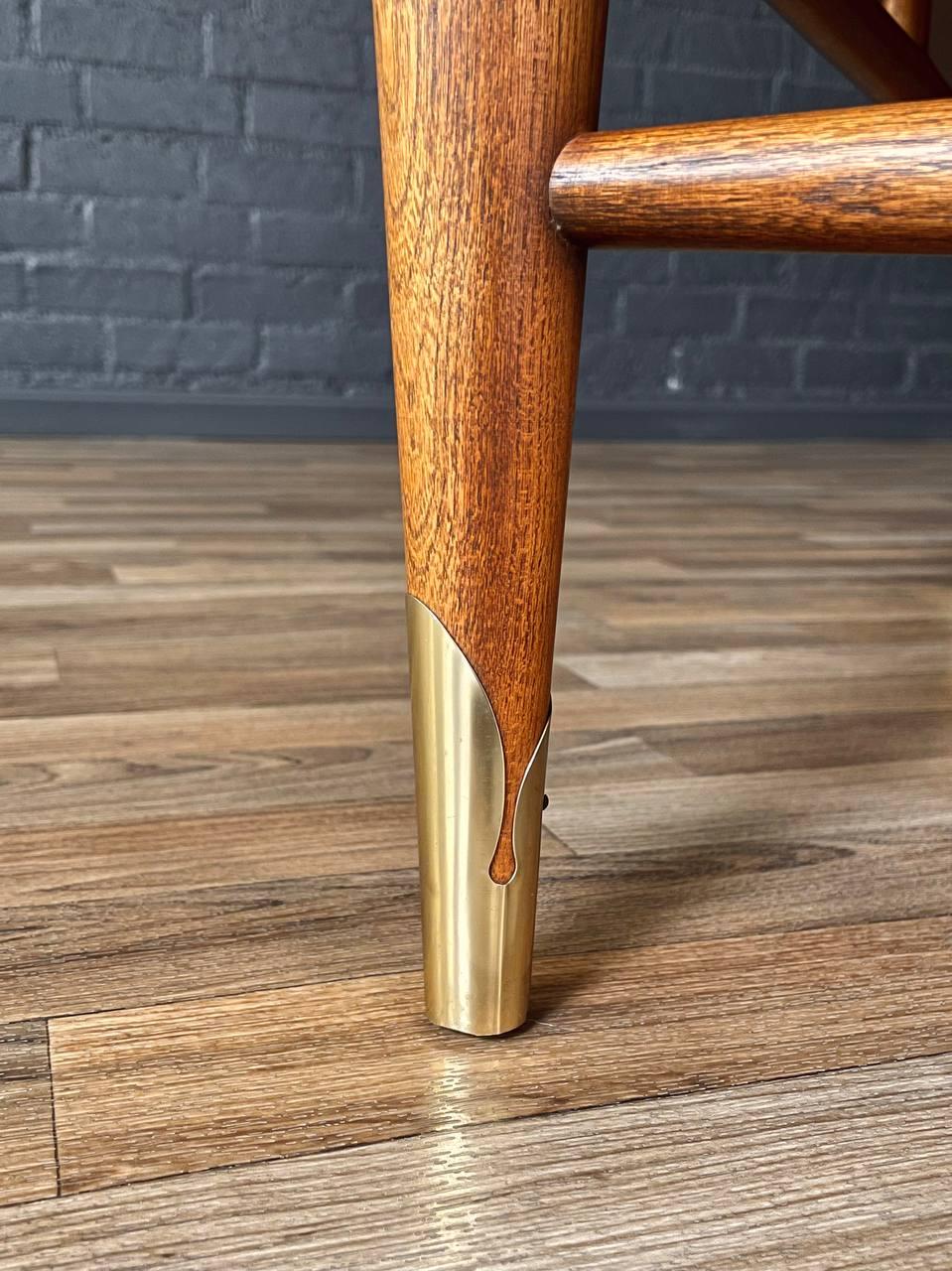 Lane “Copenhagen” Walnut Coffee Table / Bench For Sale 2