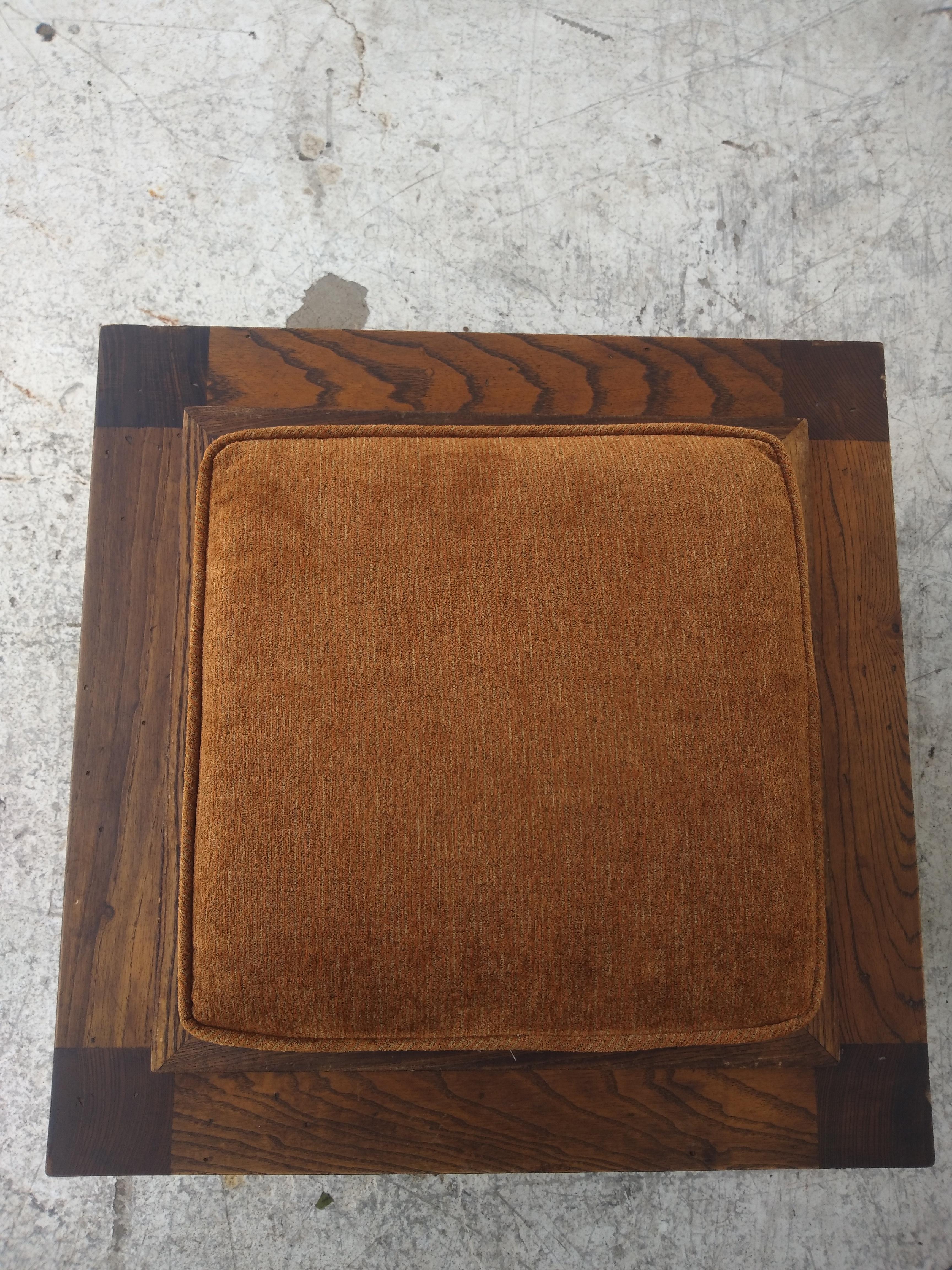 Fabric Lane Cube End Table/Stools on Casters For Sale