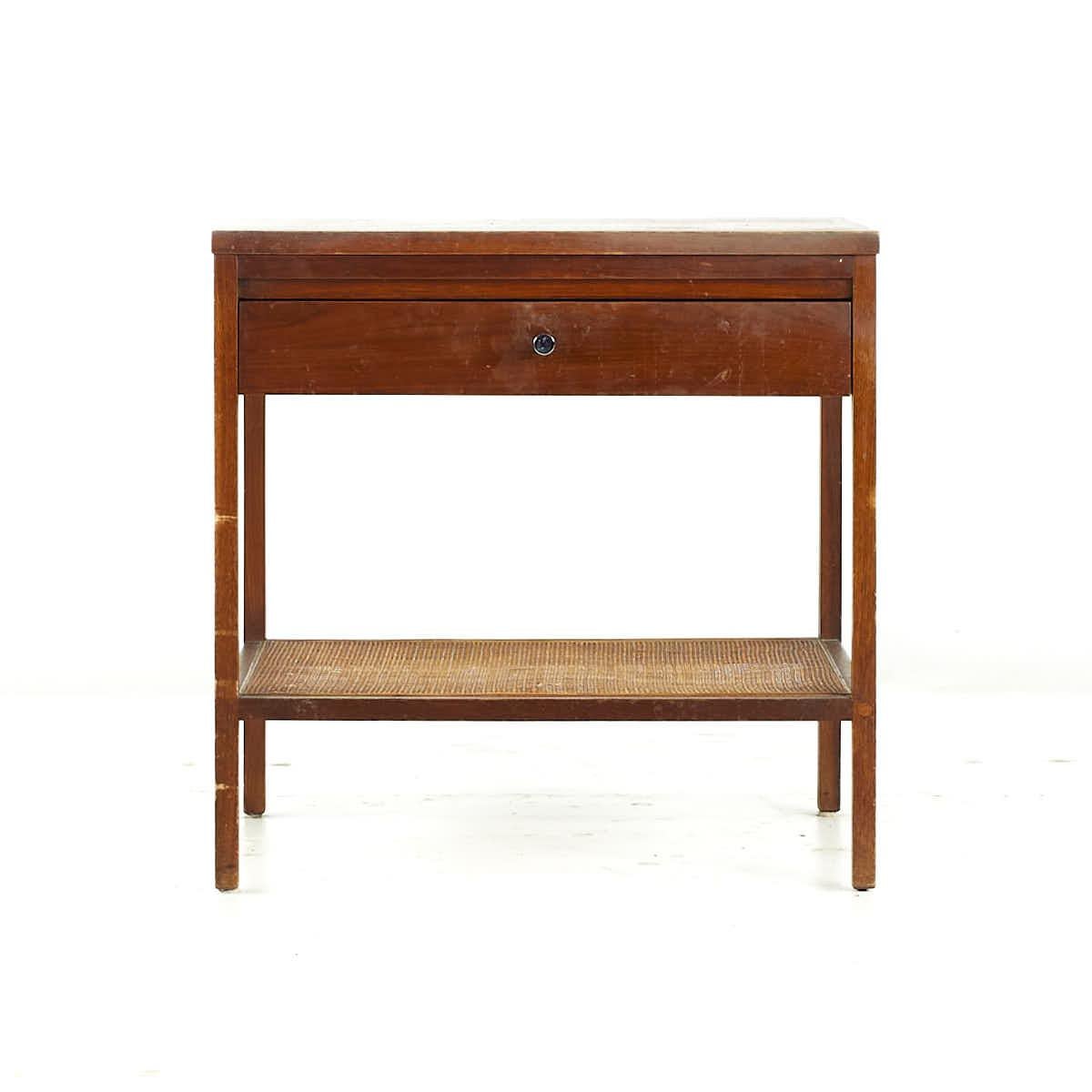 Lane Delineator midcentury Rosewood and Walnut Nightstand

This nightstand measures: 24 wide x 21 deep x 24 inches high

All pieces of furniture can be had in what we call restored vintage condition. That means the piece is restored upon