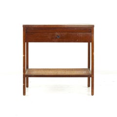 Lane Delineator Midcentury Rosewood and Walnut Nightstand