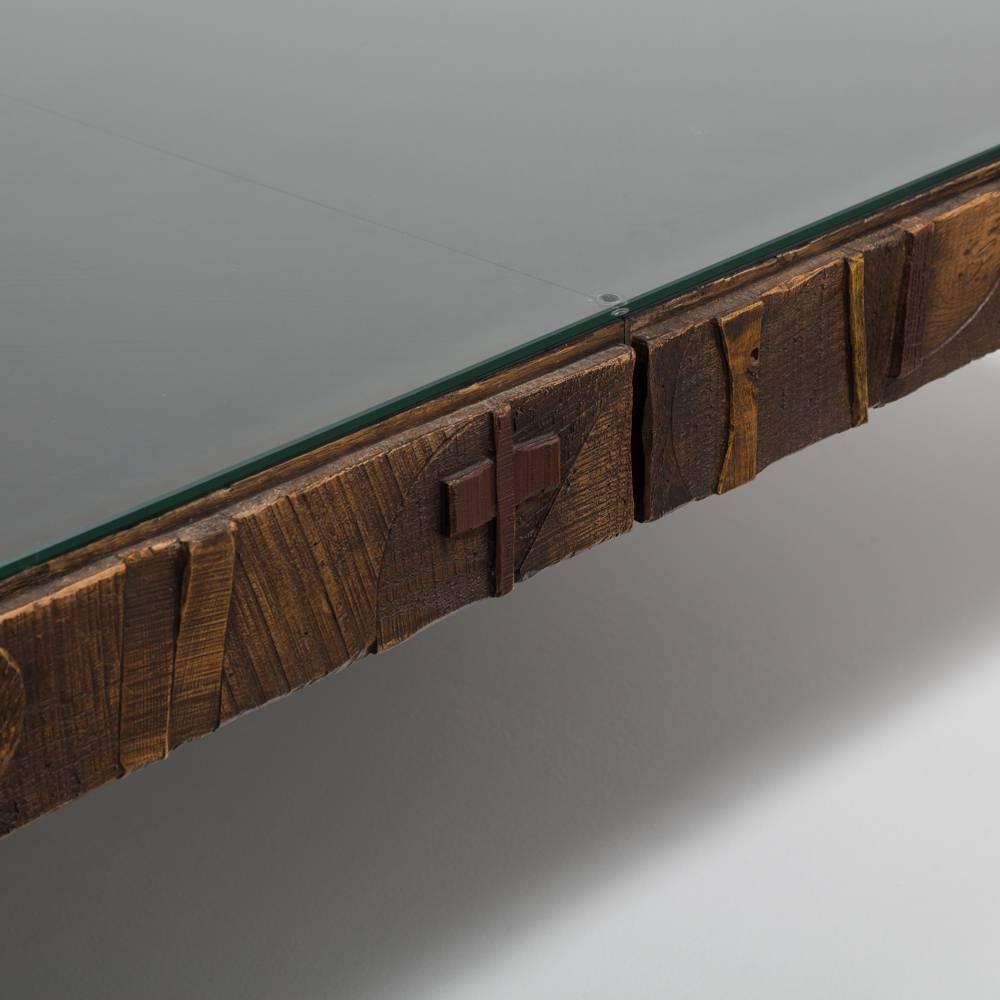 Central American Lane Designed Coffee Table from Their Pueblo Collection, 1960s For Sale