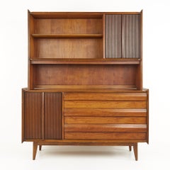 Lane First Edition Mid Century Buffet and Hutch