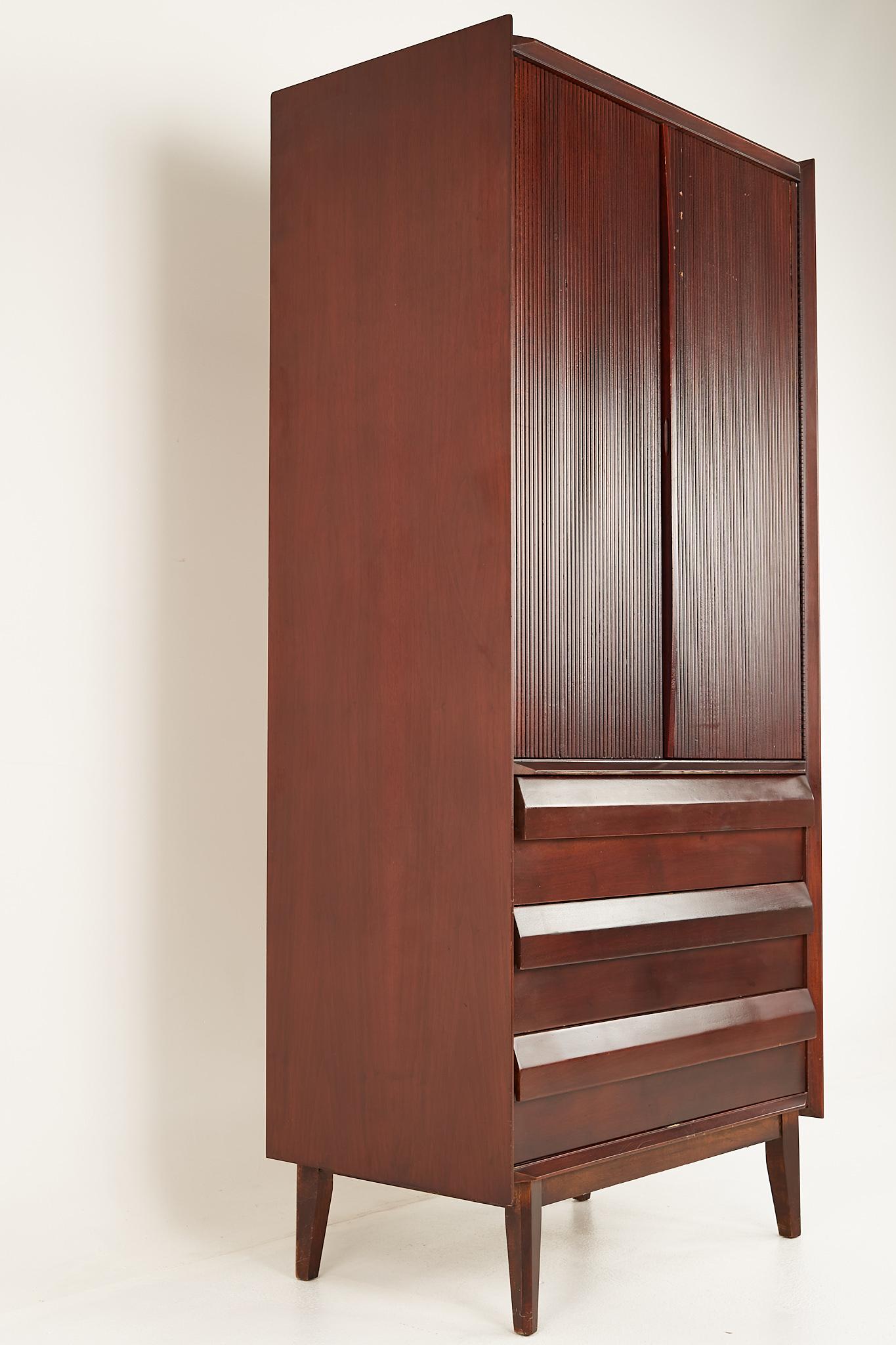 American Lane First Edition Mid-Century Gentlemans Chest Armoire