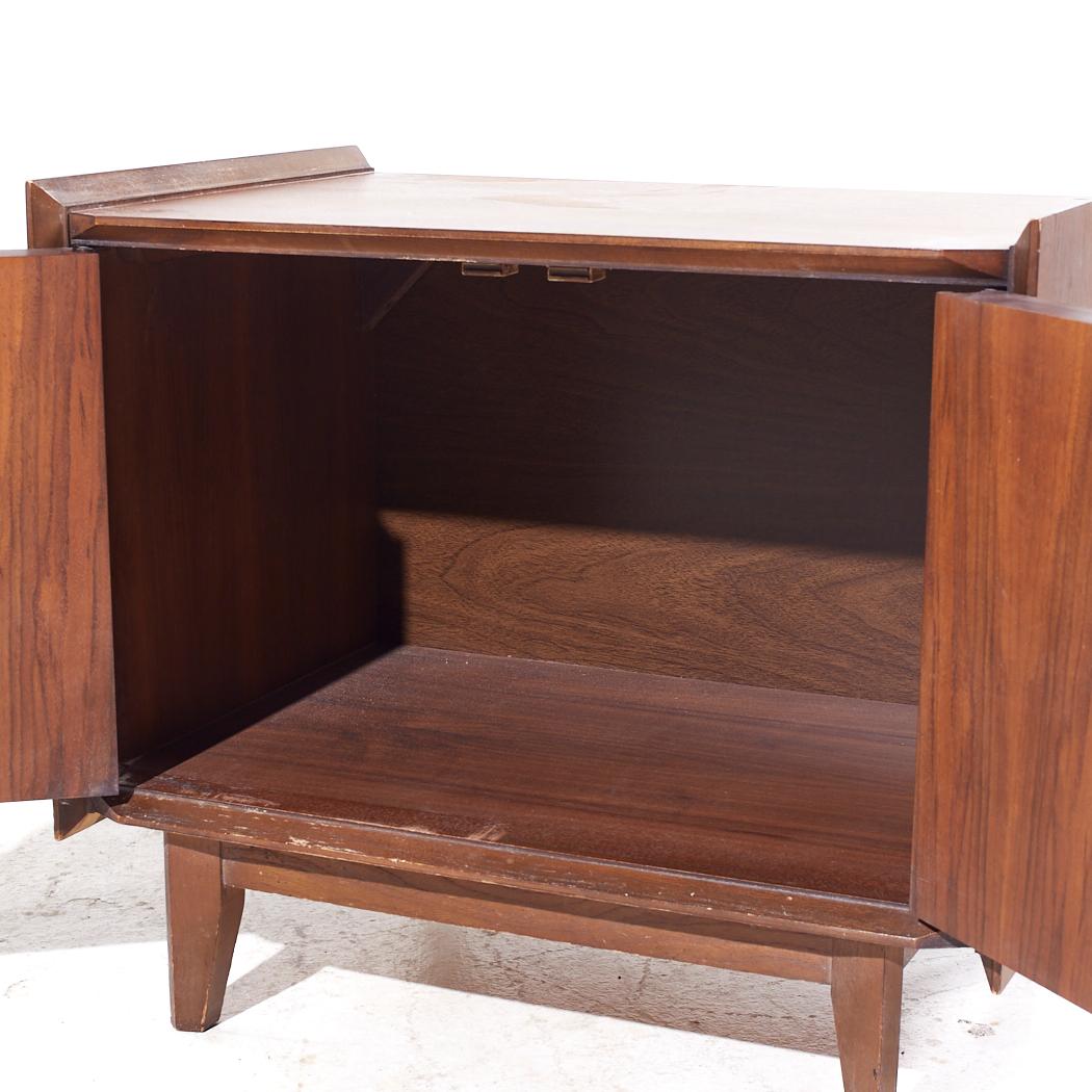Lane First Edition Mid Century Walnut Nightstand 2