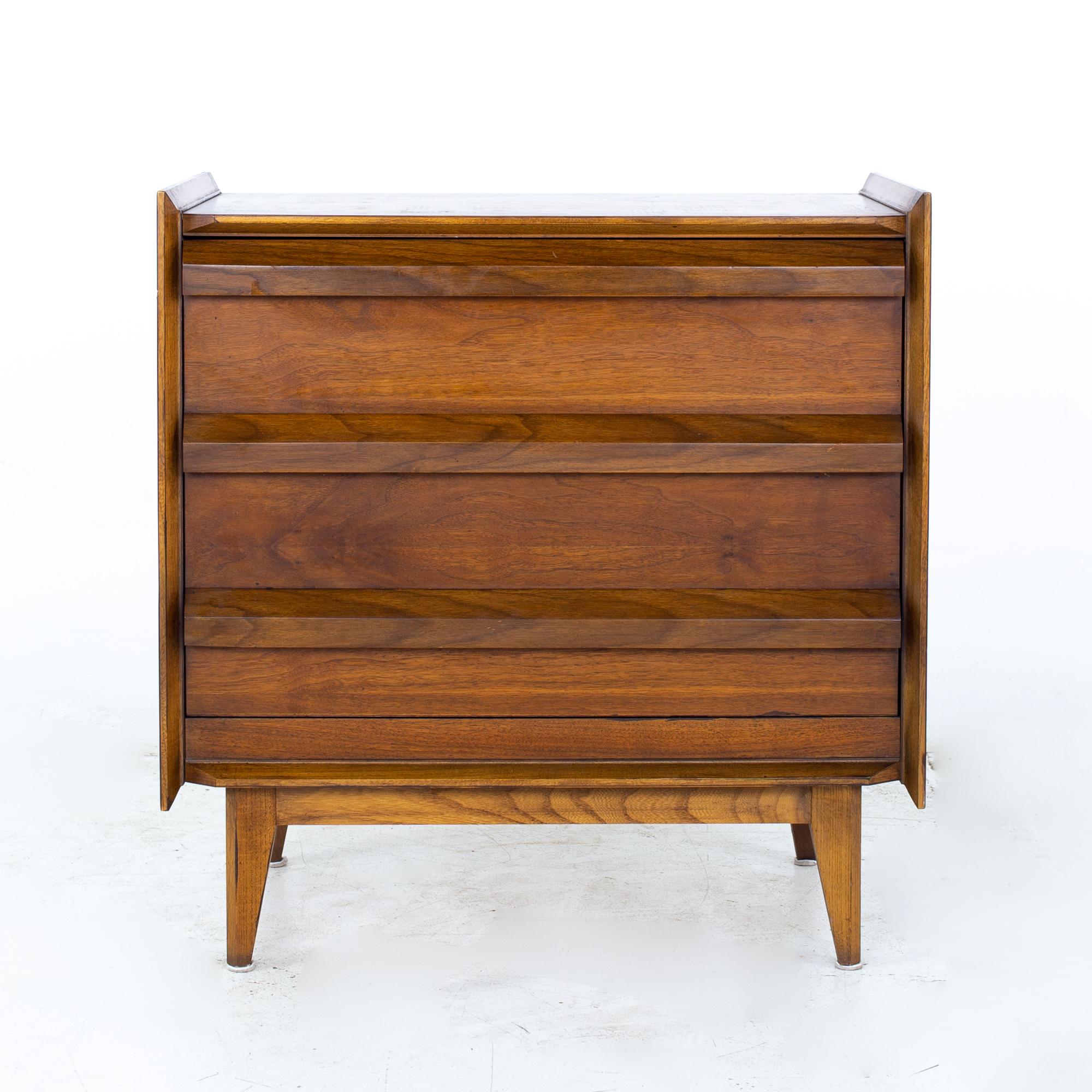 Lane first edition mid century walnut record cabinet
Cabinet measures: 28.25 wide x 15.5 deep x 29 inches high

All pieces of furniture can be had in what we call restored vintage condition. That means the piece is restored upon purchase so it’s