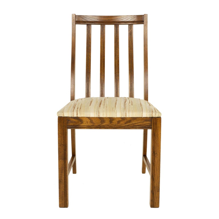 Lane First Edition Style Keller Mid Century Walnut Dining Chairs, Set