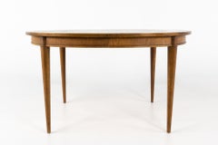 Lane First Edition Style Mid Century Walnut Dining Table with 2 Leaves
