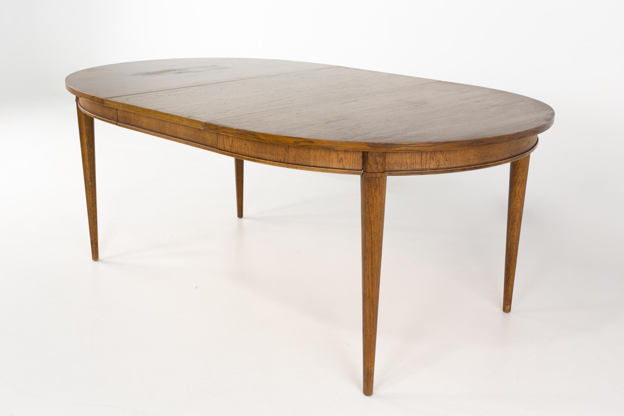 Lane First Edition Style Mid Century Walnut Dining Table with 2 Leaves 3