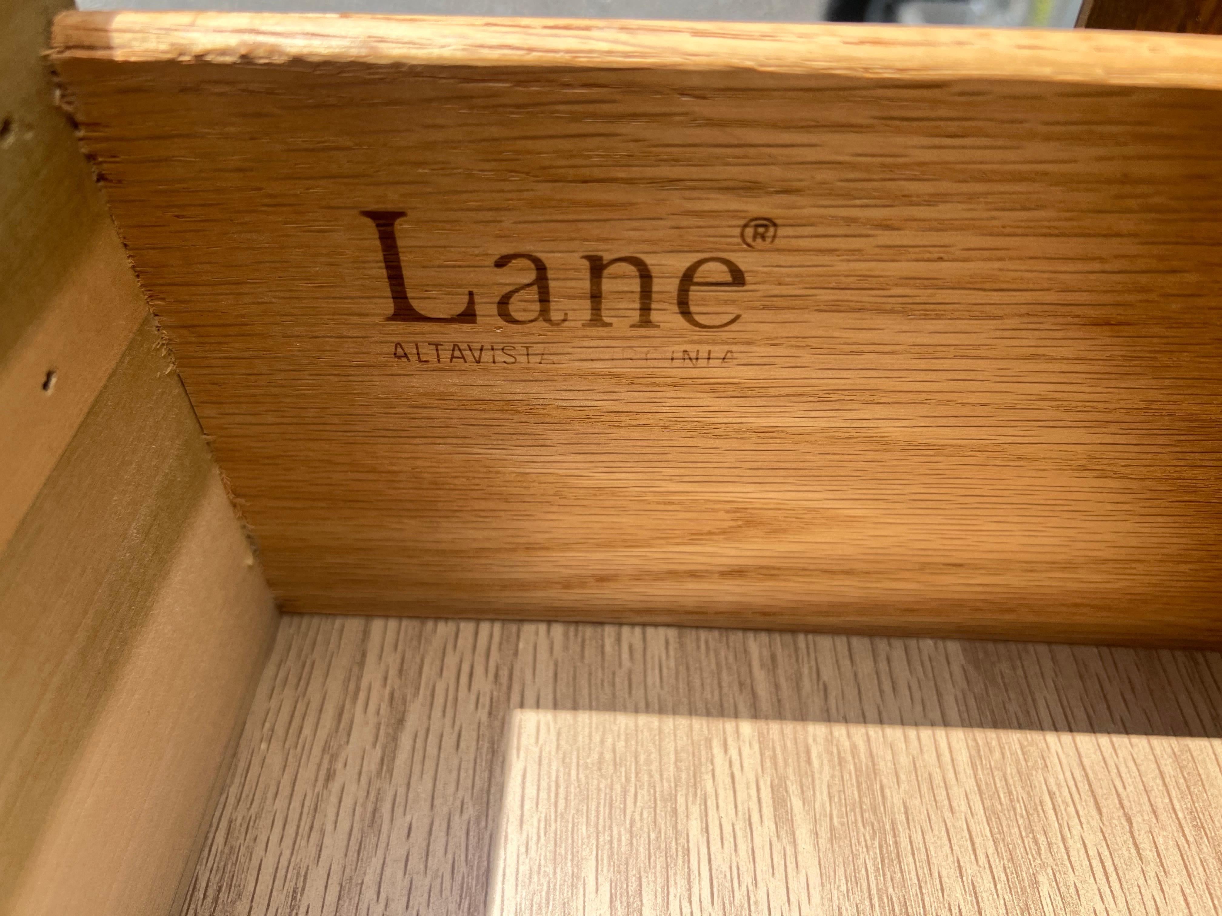 Lane First Edition Tall Mid Century Modern Gentlemen’s Armoire Dresser C. 1960s 10