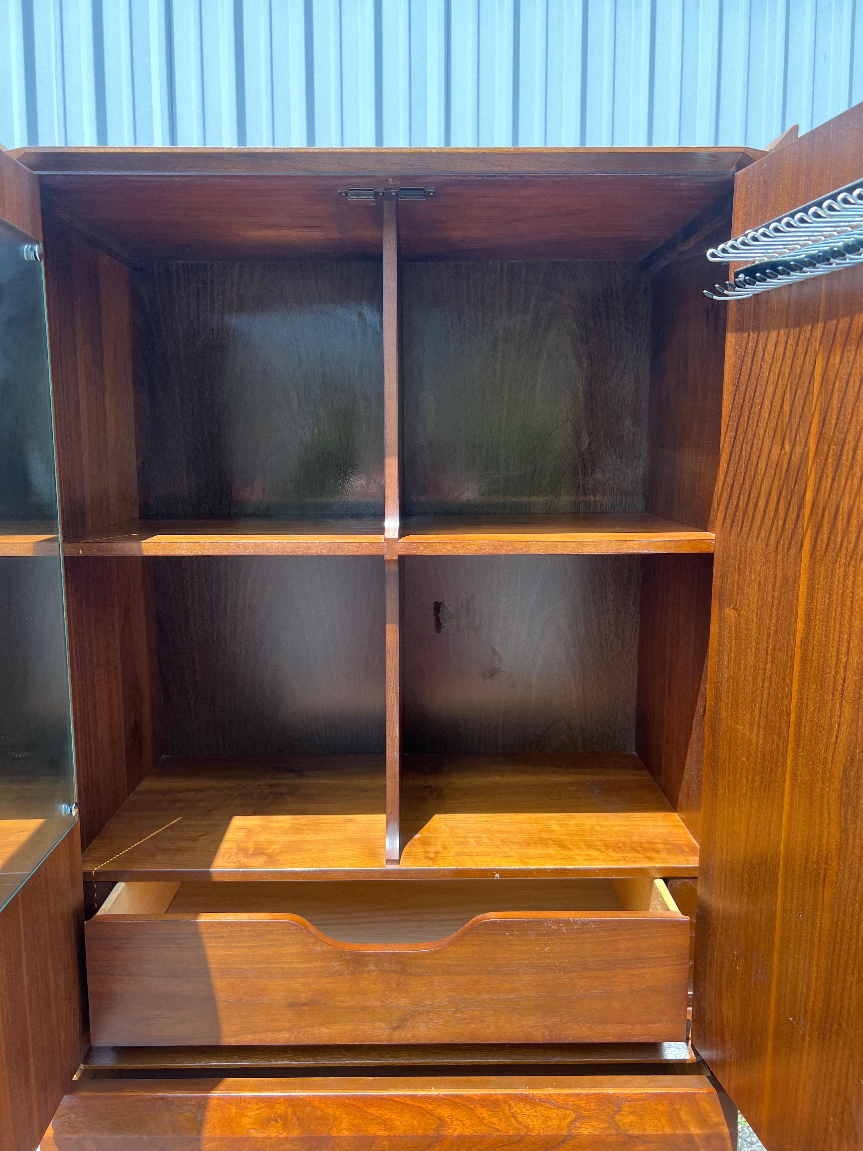 Lane First Edition Tall Mid Century Modern Gentlemen’s Armoire Dresser C. 1960s 2