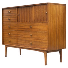 Lane Furniture 6-Drawer Tall Chest of Drawers in Rosewood & Paldao Walnut