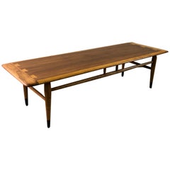 Lane Furniture Co Dovetail Walnut Coffee Table
