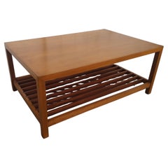 Lane Furniture Ahorn Couchtisch mit Lattenrost