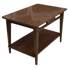 Lane Furniture Tavolino in noce a più livelli in stile Mid Century Furniture