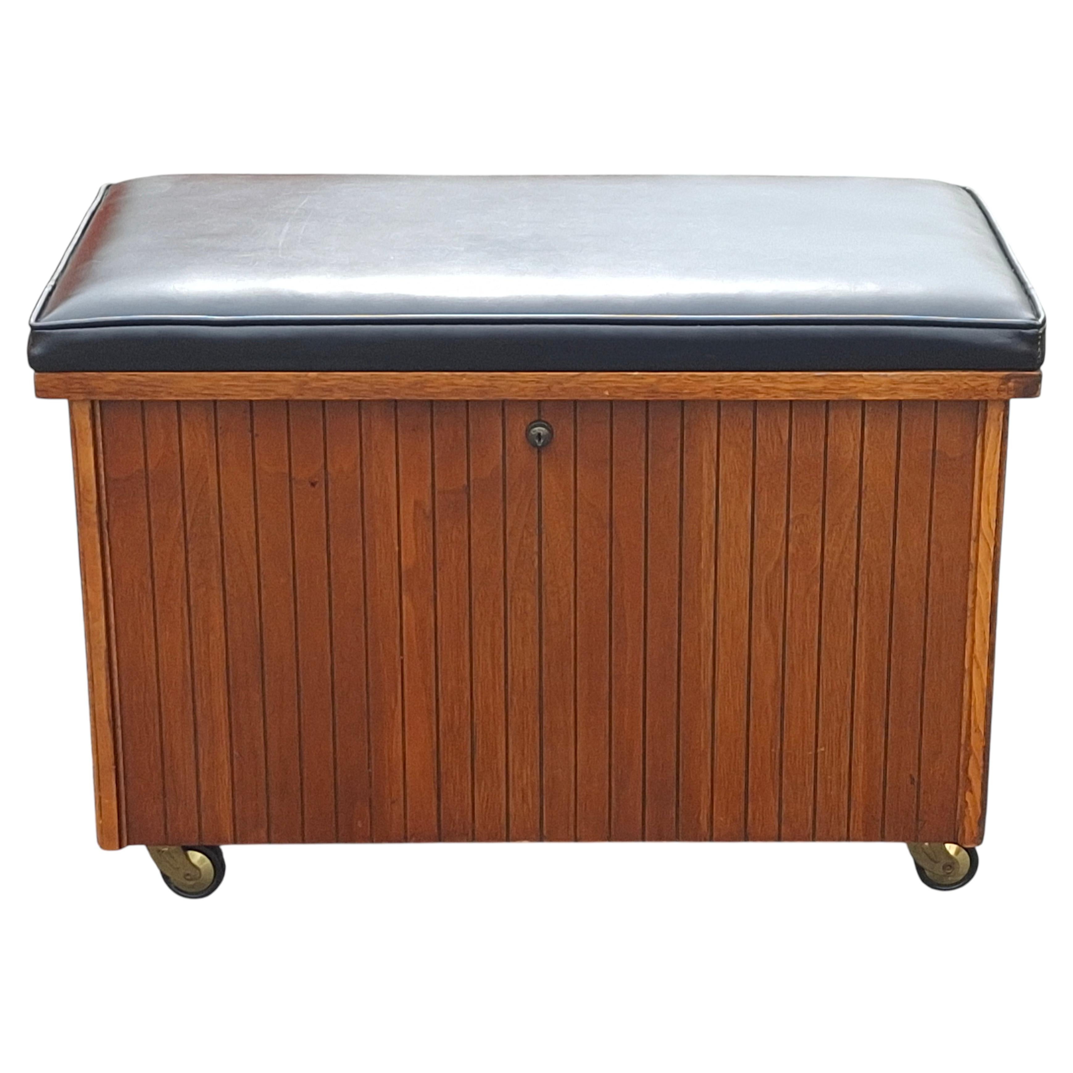 Lane Furniture Sheet Music Cabinet and Bench