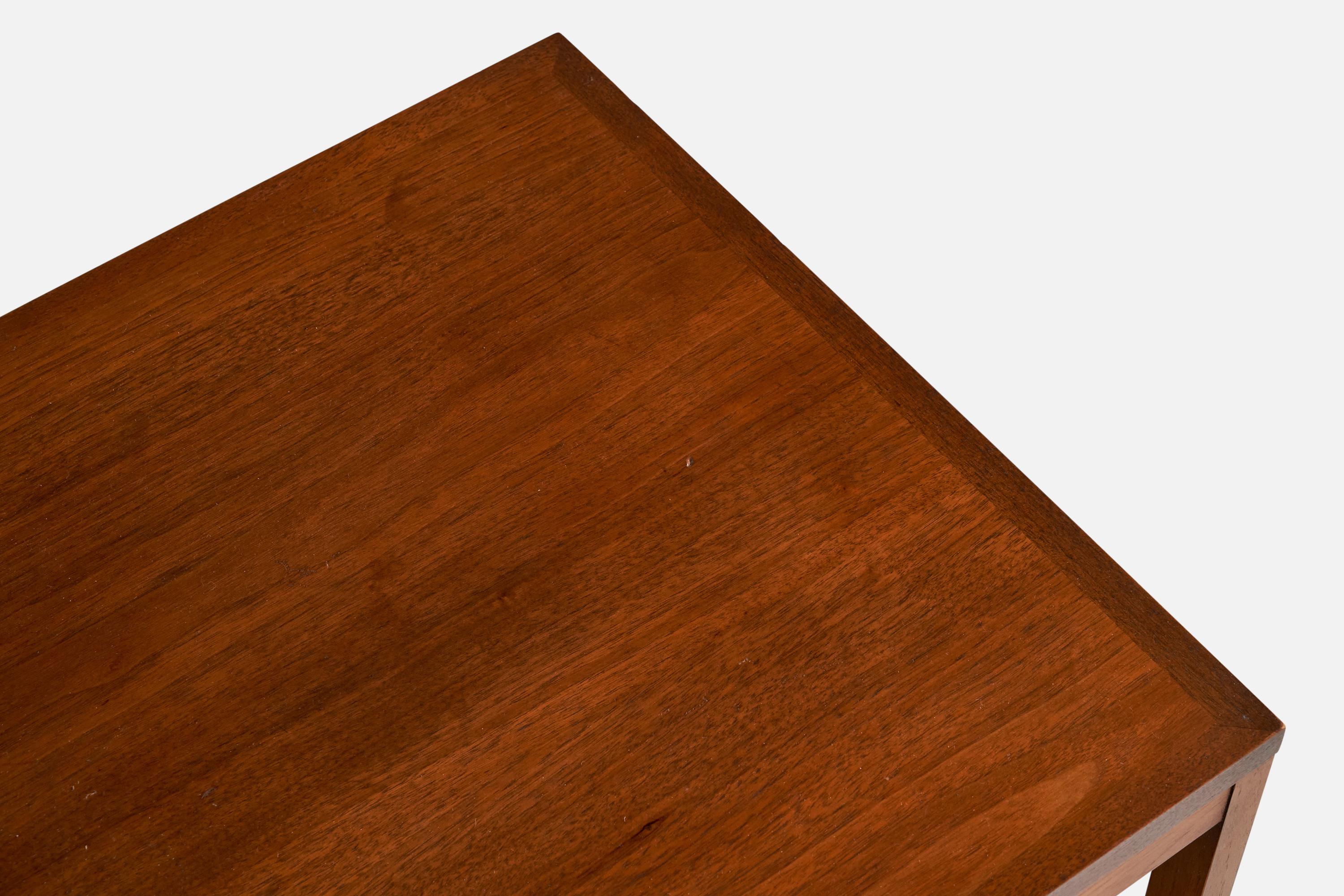 Lane Furniture, Side Tables, Oak, Cane, USA, 1970s 5