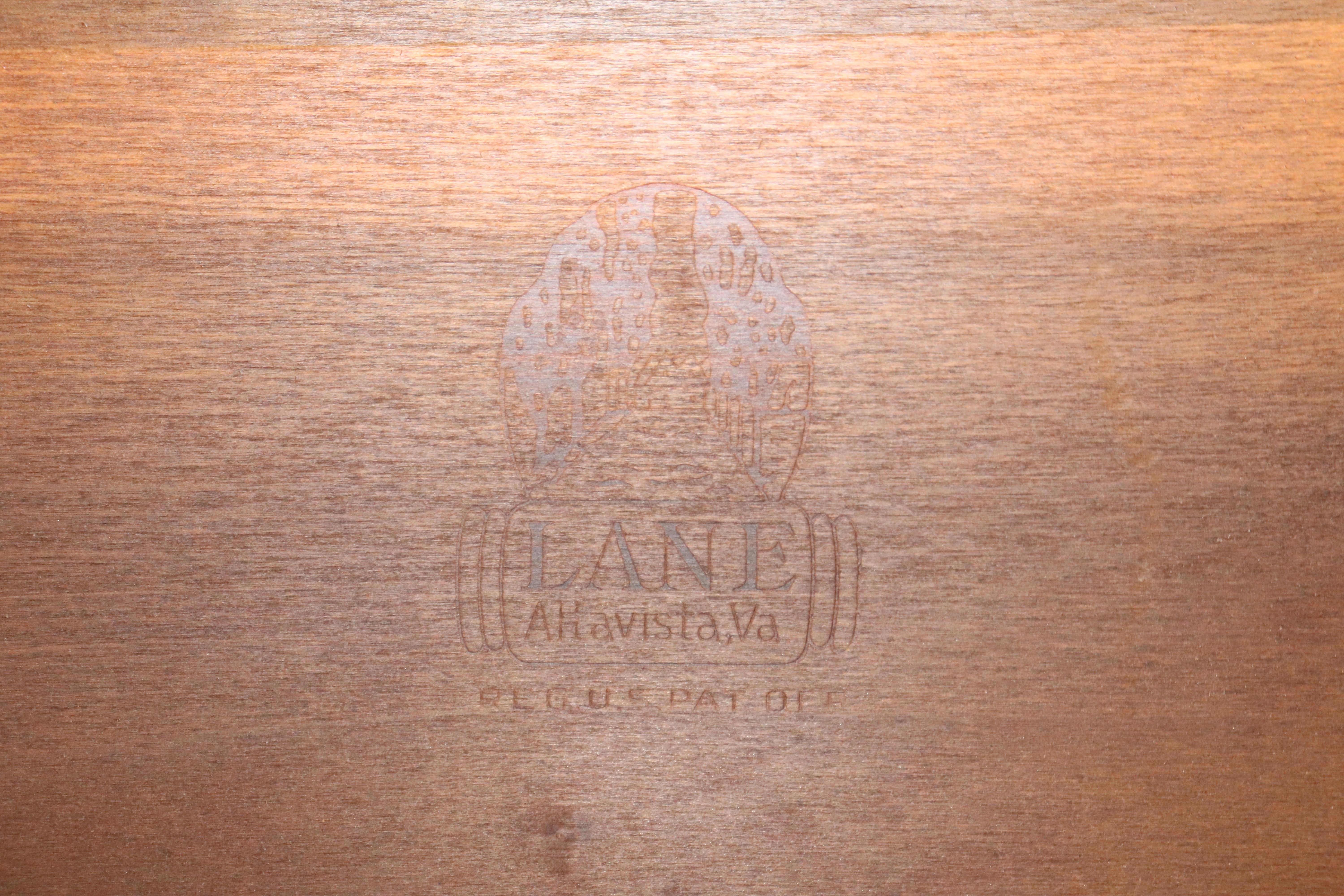 Tavolo Lane Furniture con intarsio Starburst in vendita 3