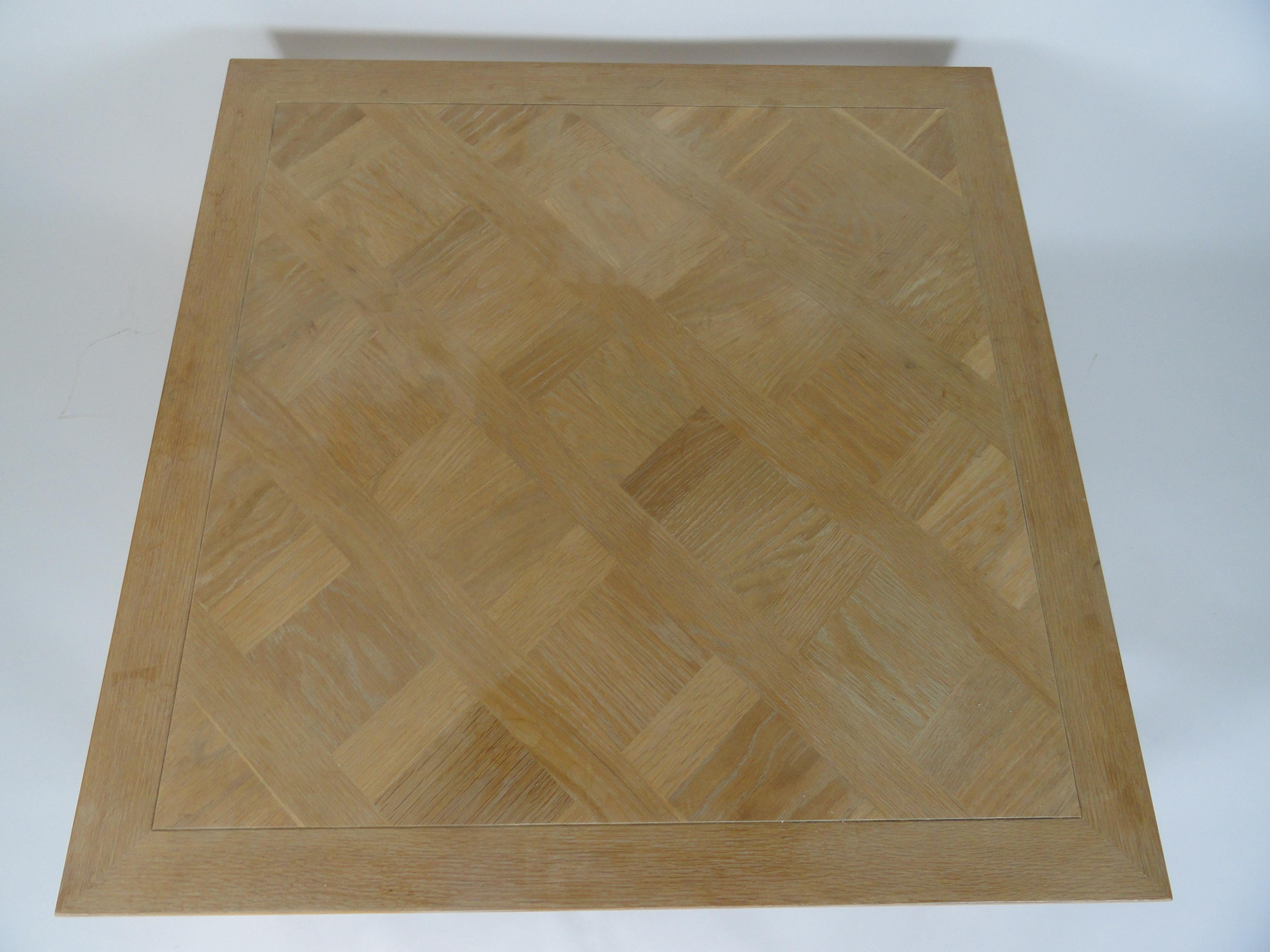 American Lane Inlaid Wood Coffee Table For Sale