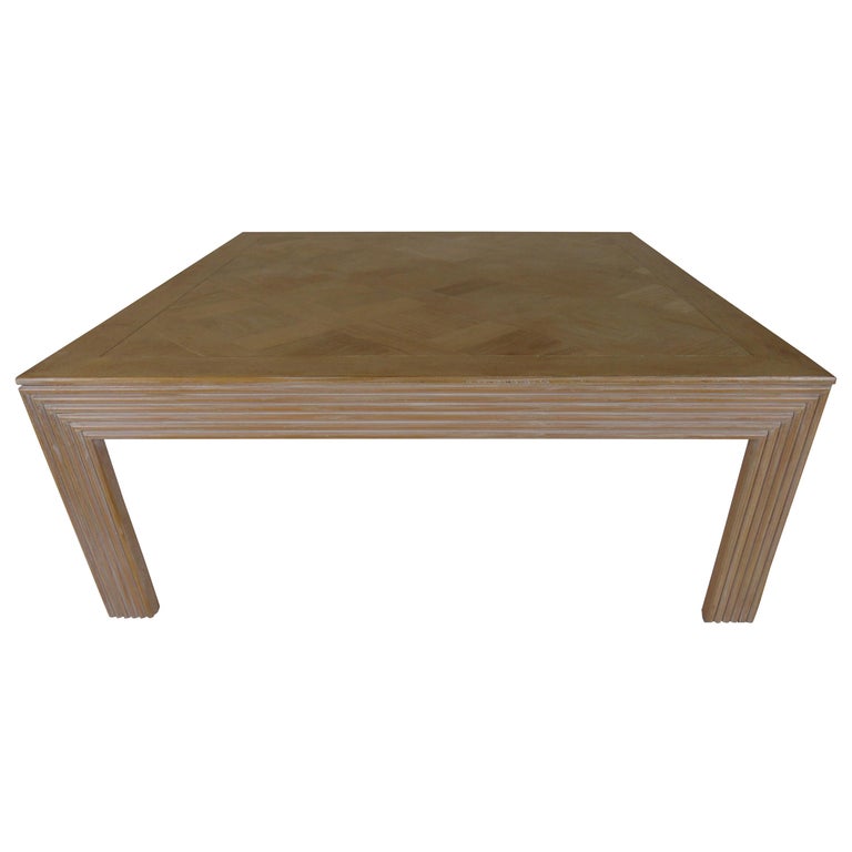 Lane Inlaid Wood Coffee Table For Sale at 1stDibs